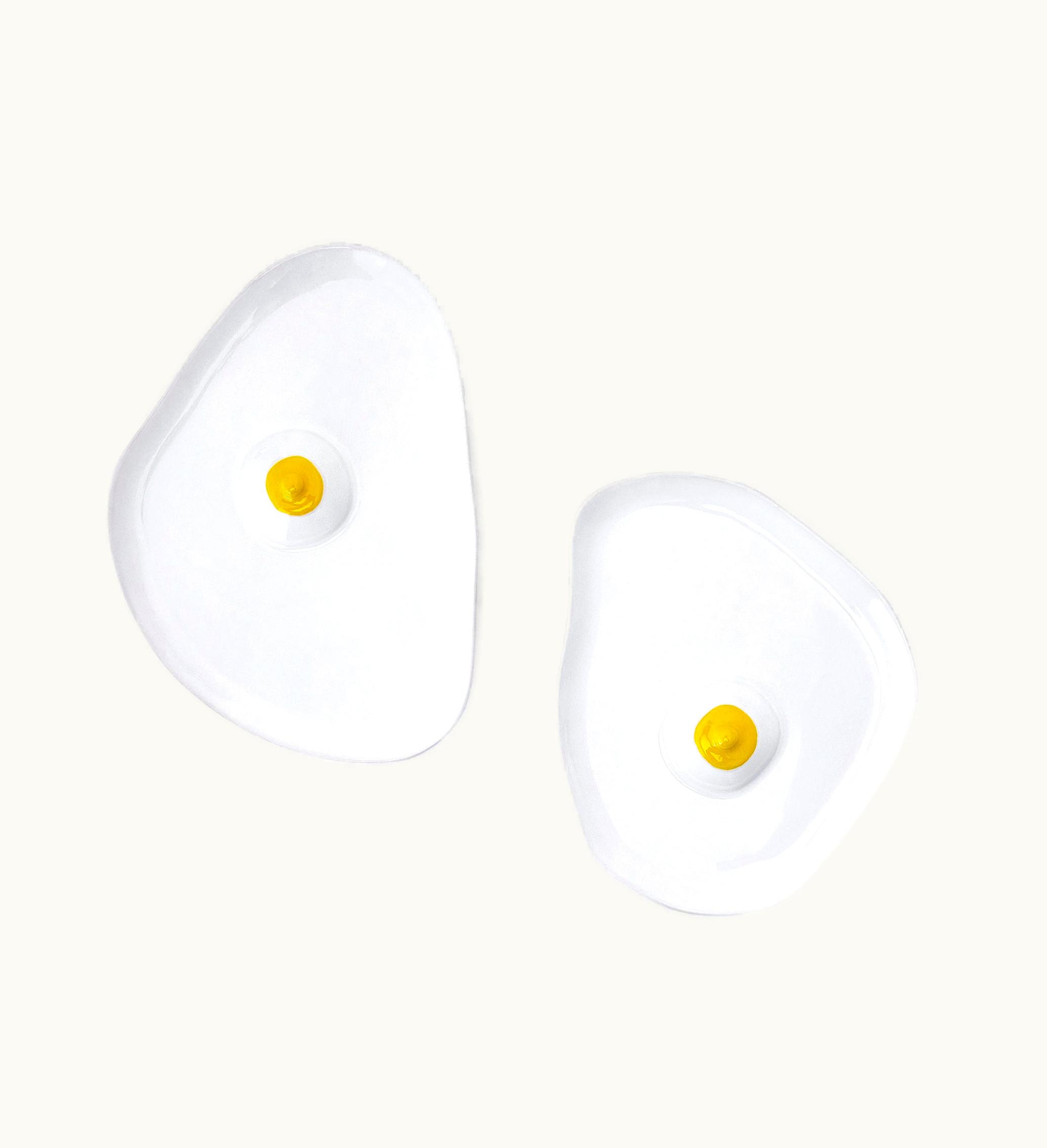 Anissa Kermiche Anissa Kermiche Tatas Plates (High-shine White, Yellow)