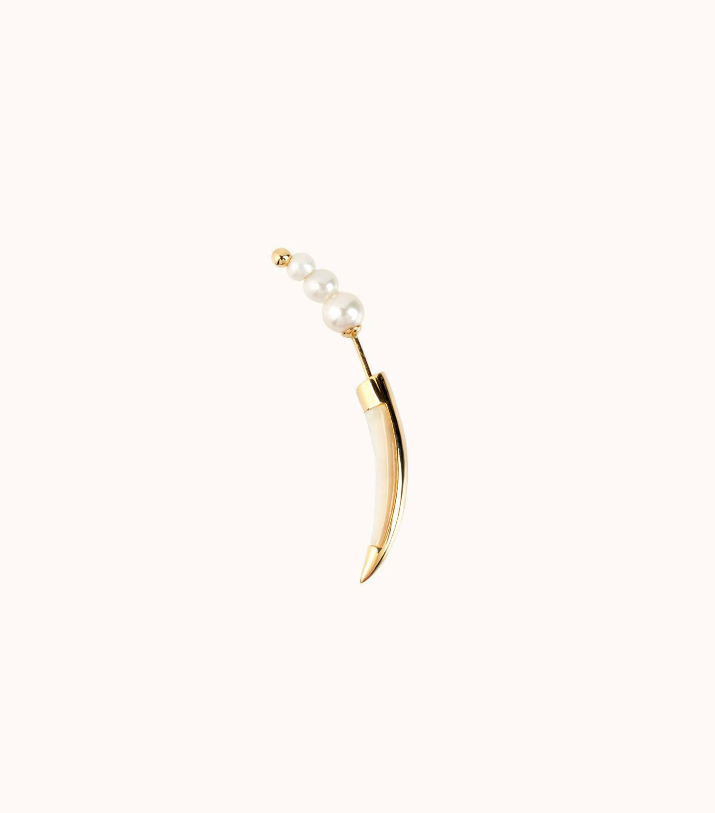 Anissa Kermiche Anissa Kermiche Corne De Perles Earring