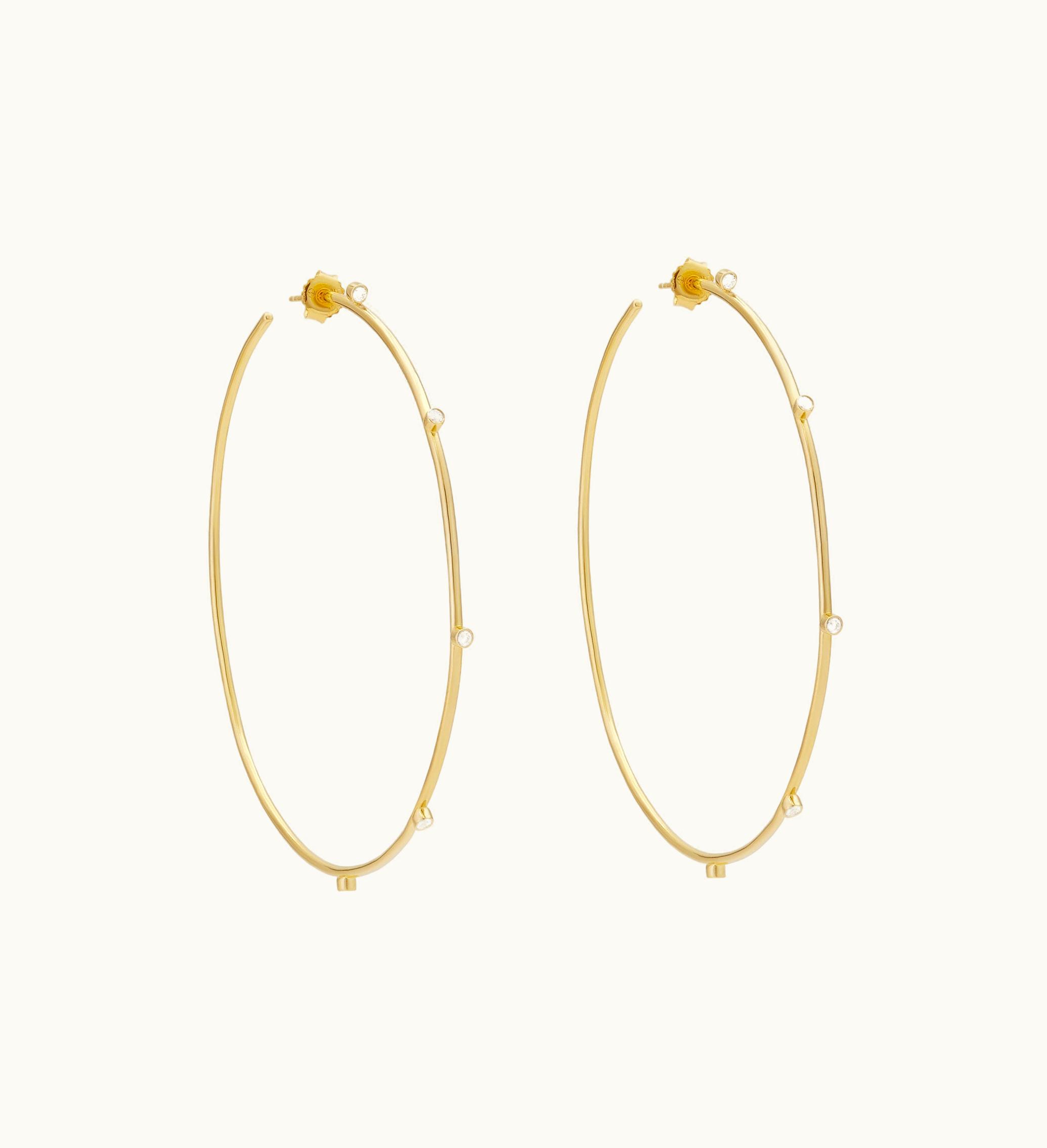 Anissa Kermiche Anissa Kermiche Mega Razzle Dazzle Hoop Earrings