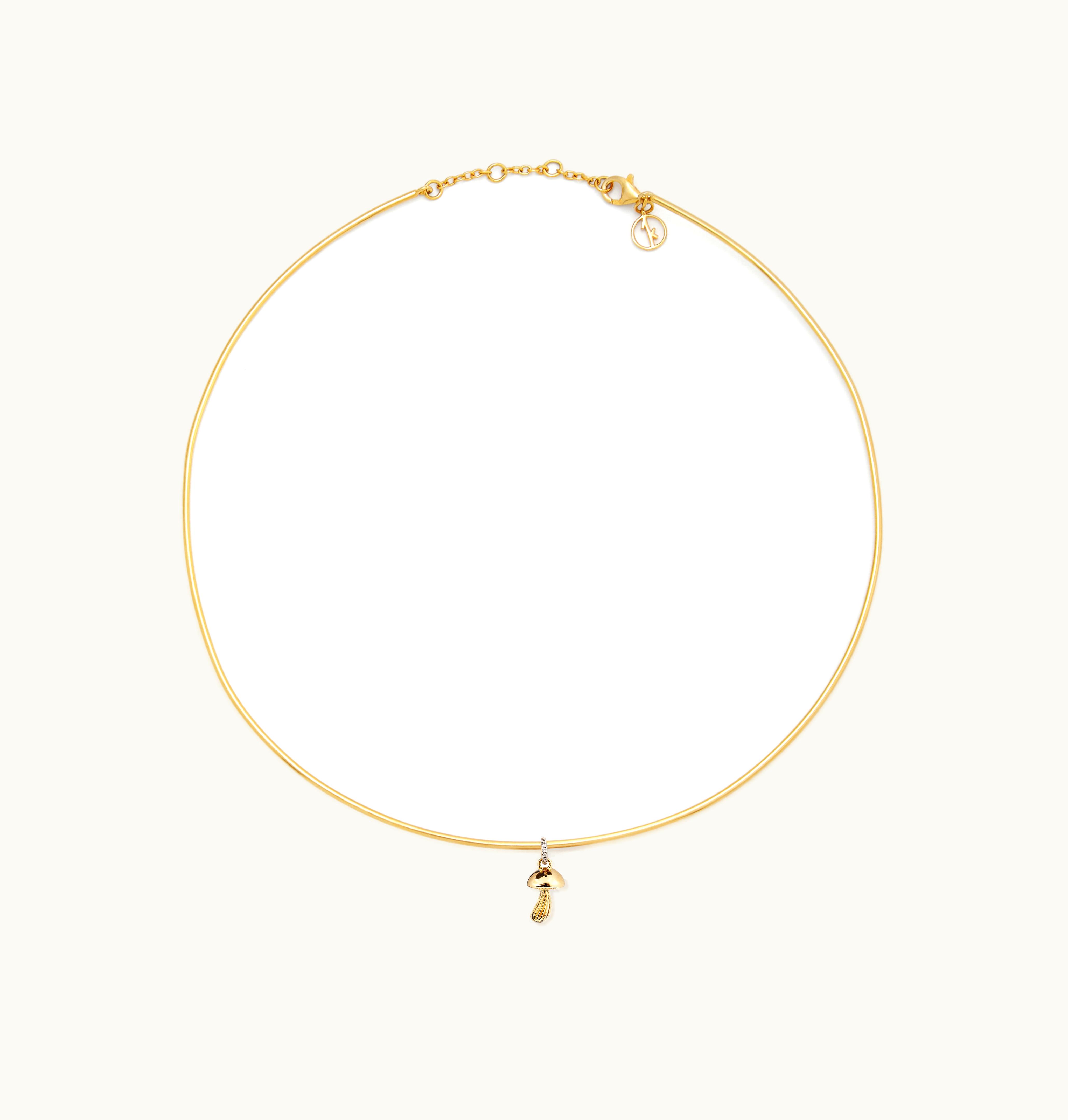 Anissa Kermiche Anissa Kermiche Mushroom Wire Necklace