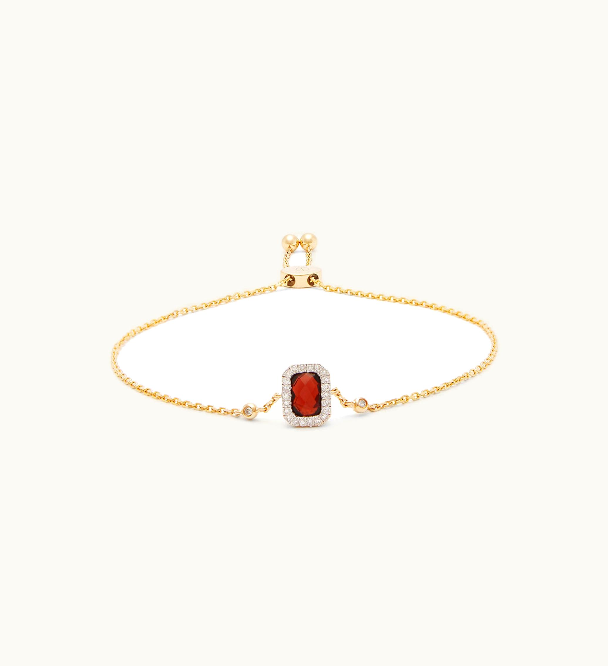 Anissa Kermiche Anissa Kermiche Square Garnet Bracelet