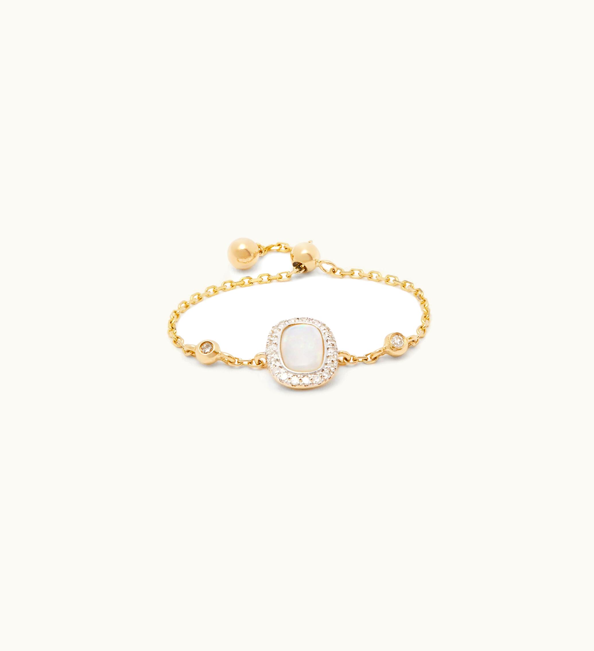 Anissa Kermiche Anissa Kermiche Square Opal Ring