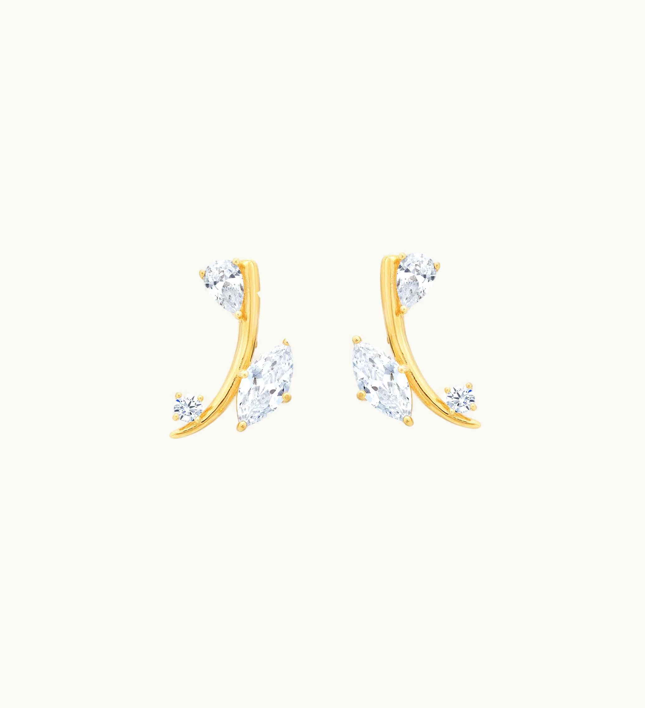 Anissa Kermiche Anissa Kermiche Wandering Eye Earrings (gold)