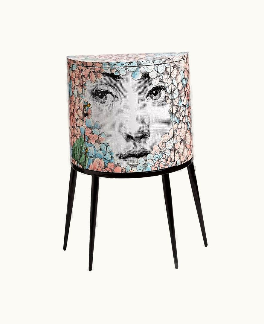 Fornasetti Fornasetti Console Ortensia In Multicolour