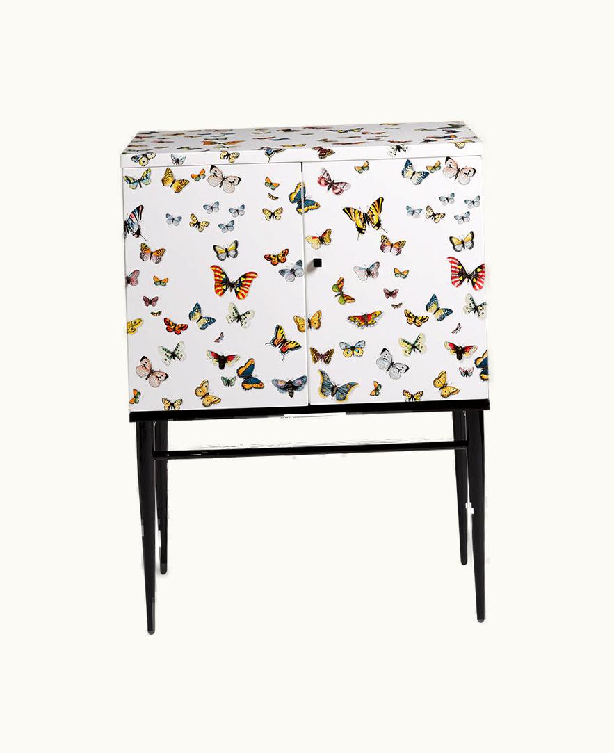 Fornasetti Fornasetti Raised Small Sideboard Farfalle In Multicolour M44Y014FOR21BIA