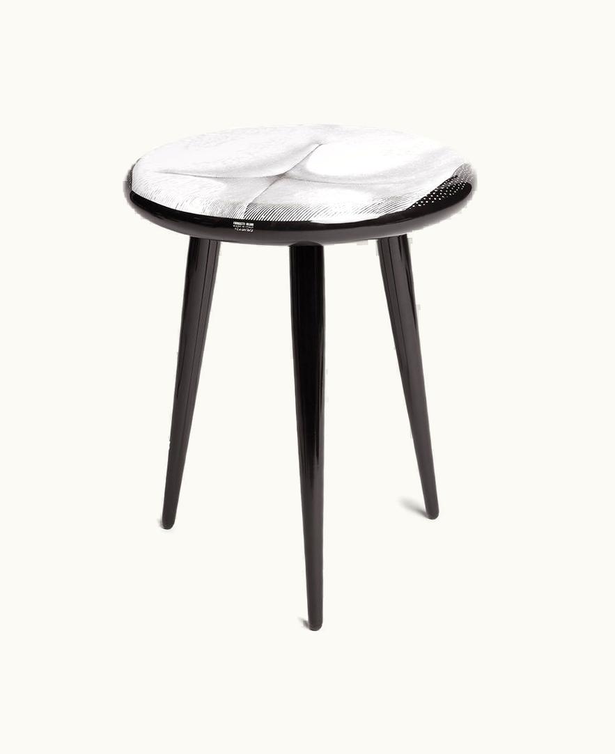 Fornasetti Fornasetti Stool Tergonomico In White / Black