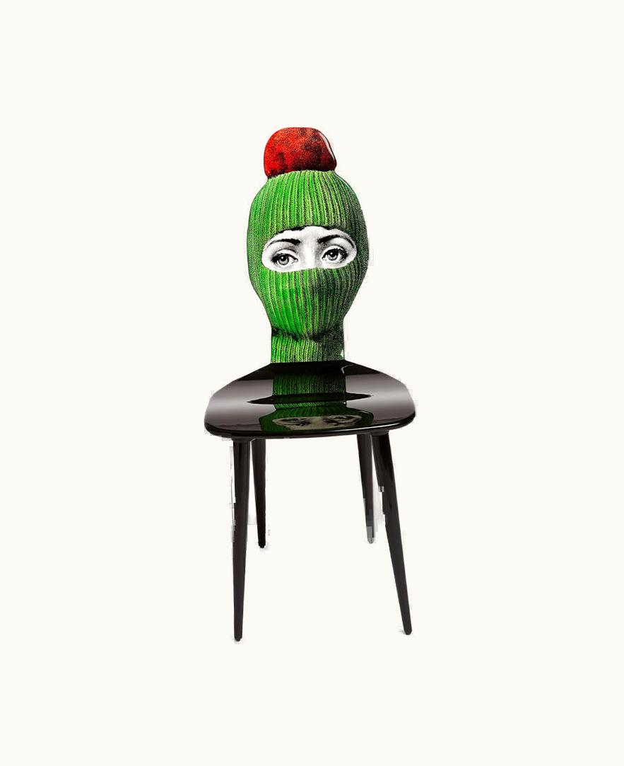 Fornasetti Fornasetti Chair Lux Gstaad In Green / Red / Black