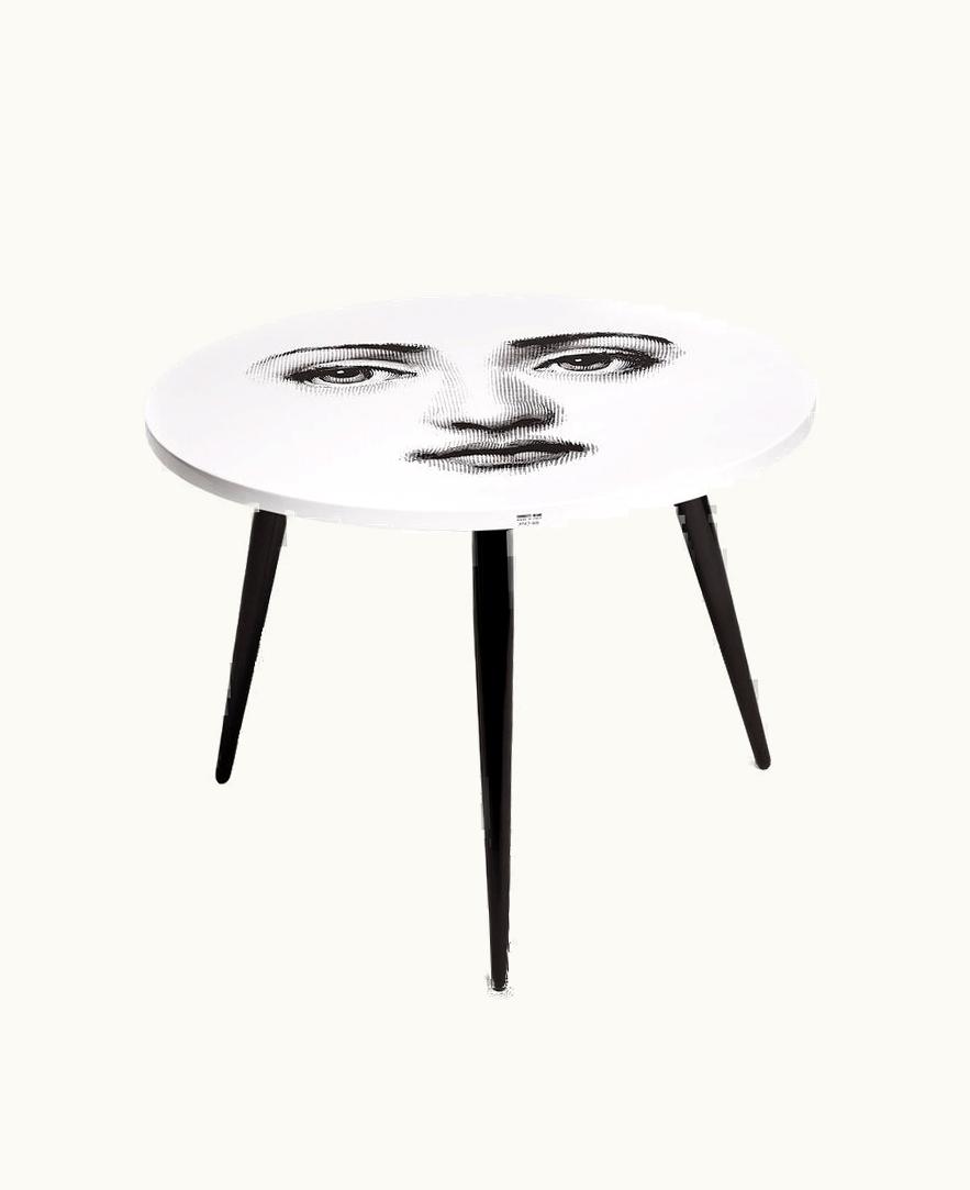 Fornasetti Fornasetti Table Top Tema E Variazioni N.6 In White / Black