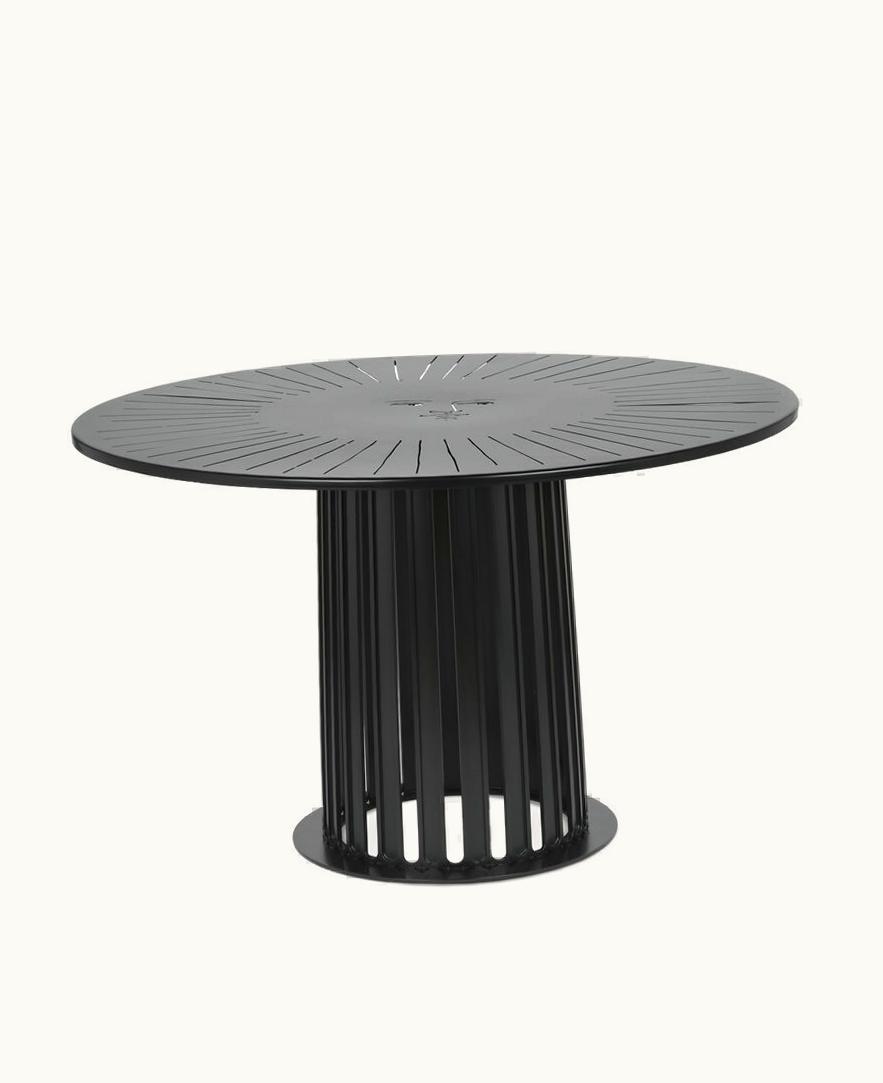 Fornasetti Fornasetti Outdoor Table Ara Solis In Black M21E003FOR22NER