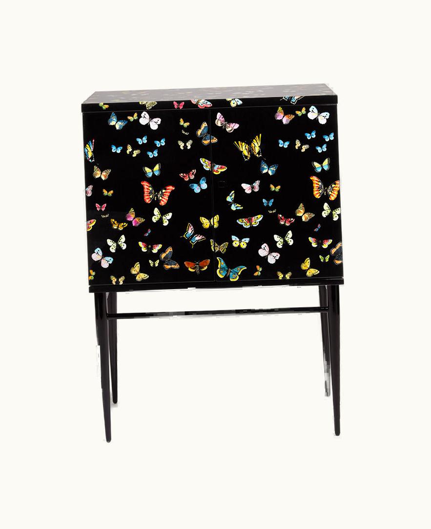 Fornasetti Fornasetti Raised Small Sideboard Farfalle In Multicolour M44Y418FOR21NER