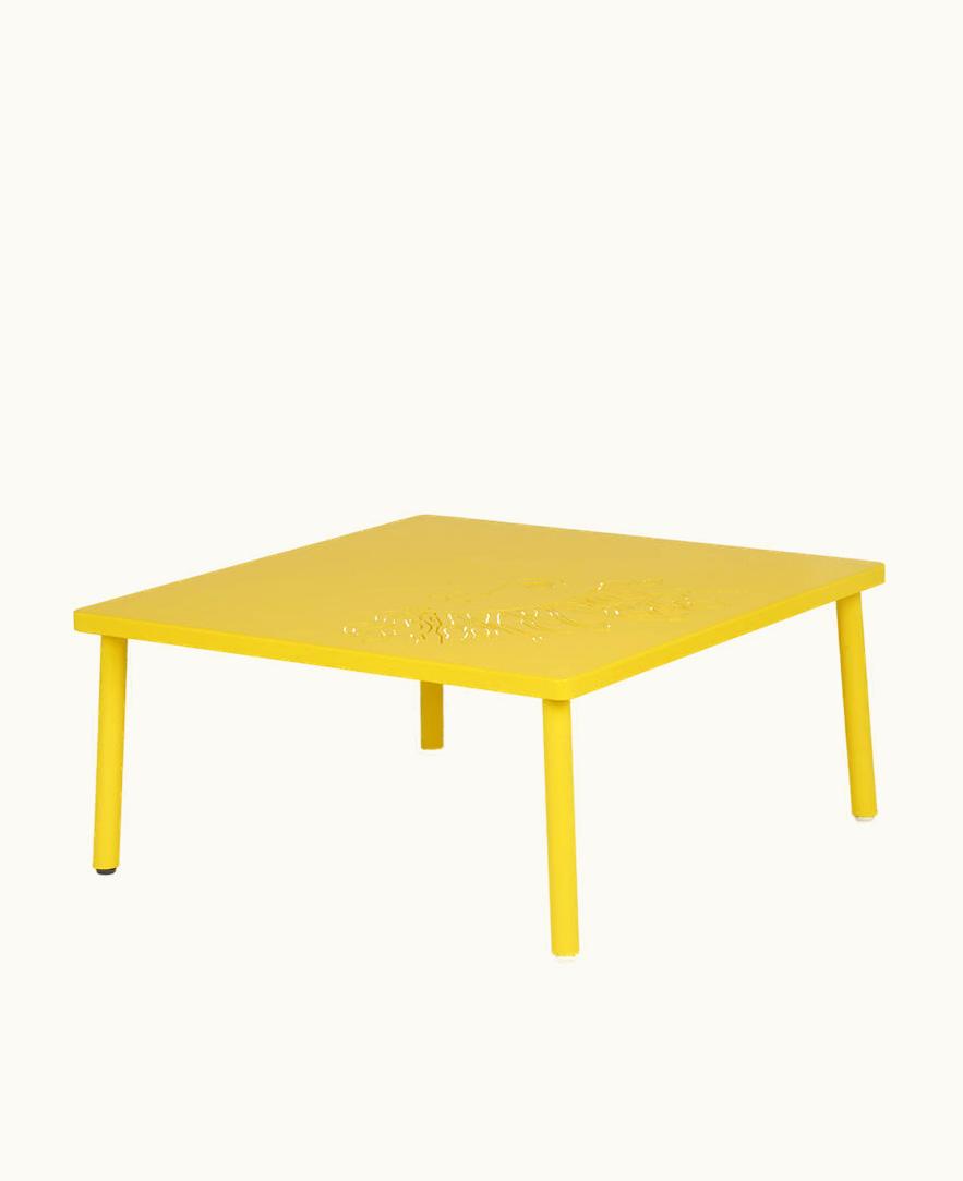 Fornasetti Fornasetti Outdoor Table Solitario In Yellow