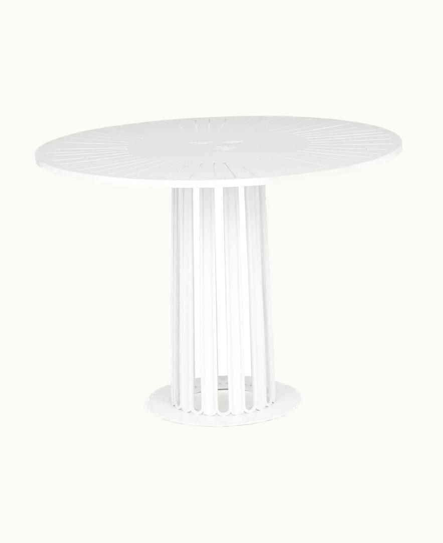 Fornasetti Fornasetti Outdoor Table Ara Solis In White M20E001FOR22BIA