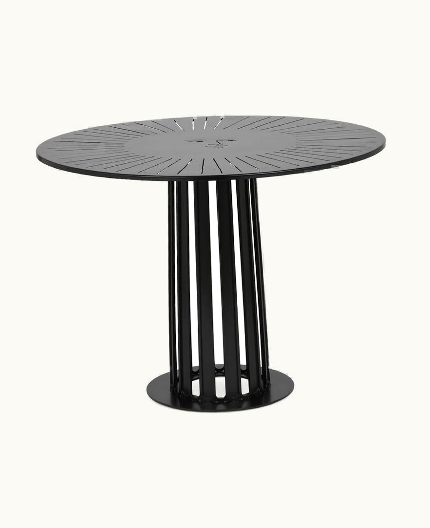 Fornasetti Fornasetti Outdoor Table Ara Solis In Black M20E003FOR22NER