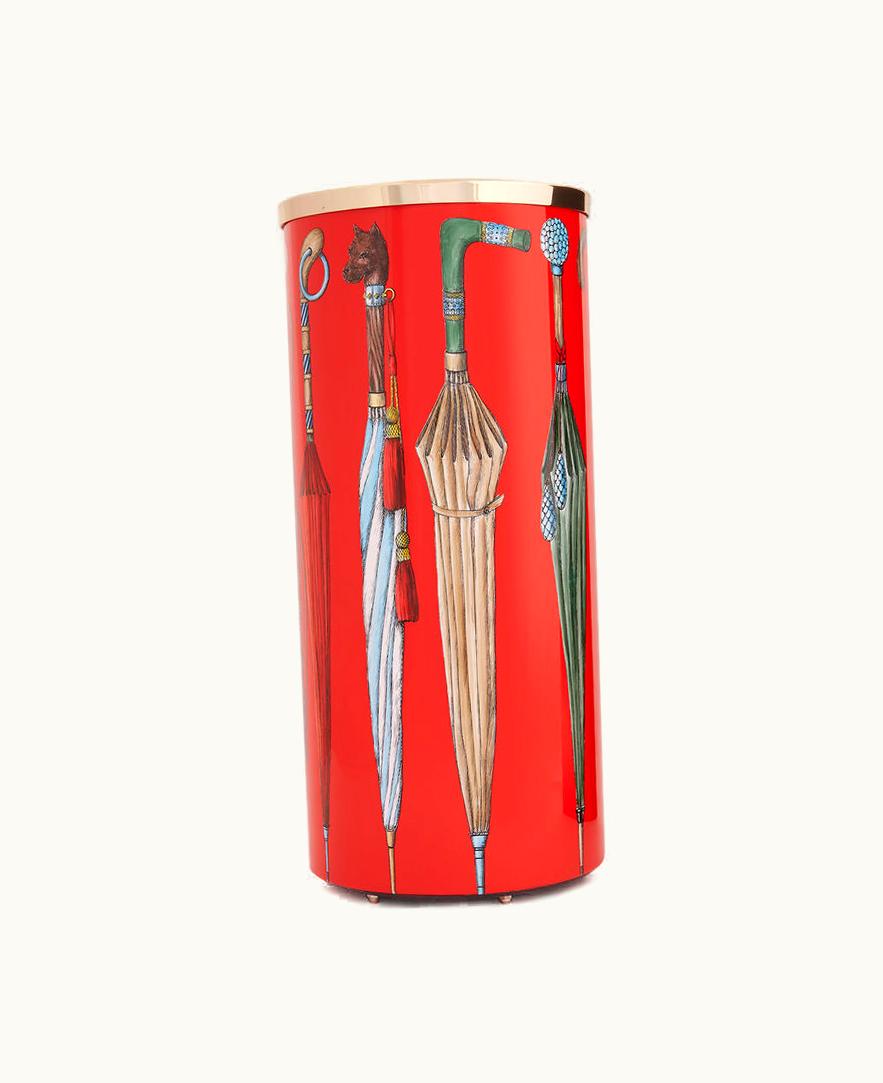 Fornasetti Fornasetti Umbrella Stand Ombrelli E Bastoni In Multicolour C13Y374FOR21ROS