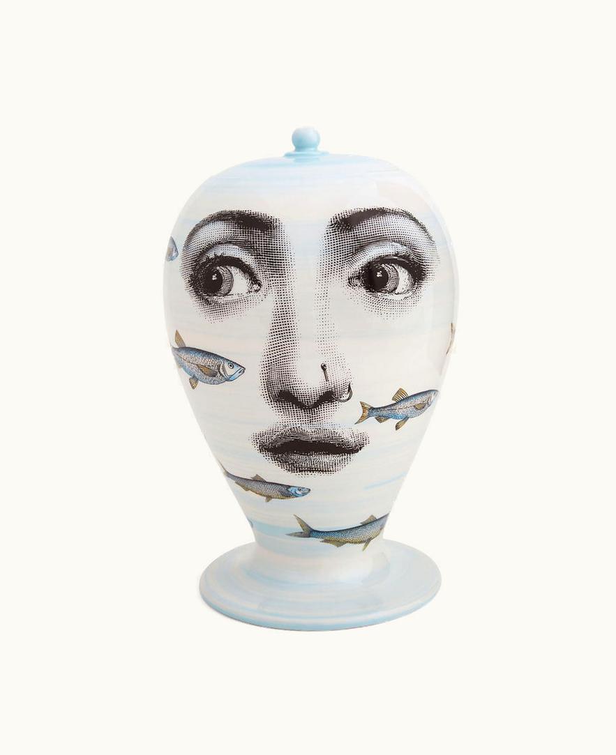 Fornasetti Fornasetti Vase Passata Di Pesci In Multicolour