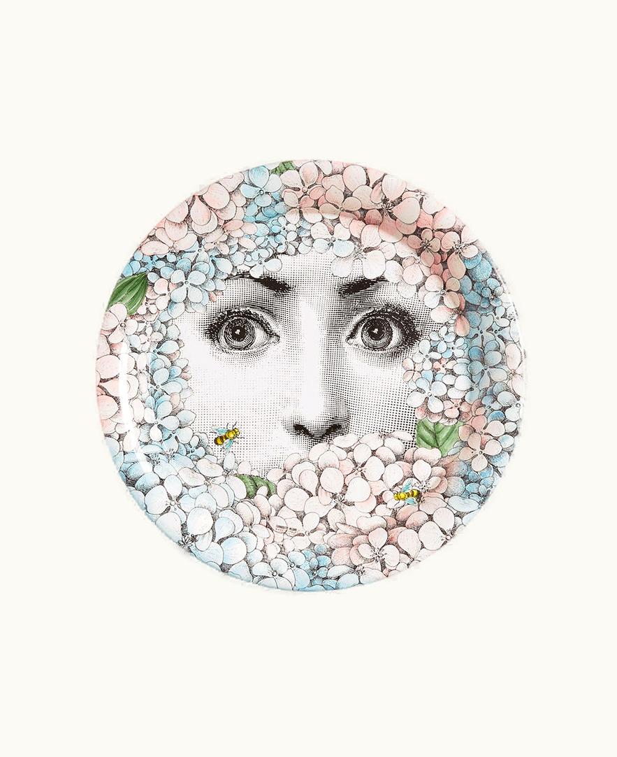 Fornasetti Fornasetti Tray Ortensia In Multicolour C26Y009FOR21MUL