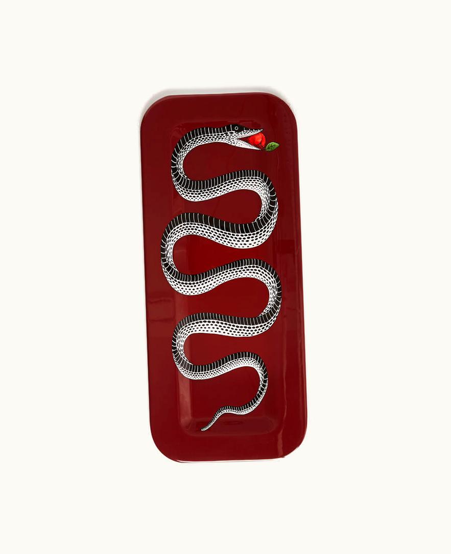 Fornasetti Fornasetti Tray Serpente In Multicolour C21Y608FOR20ROS