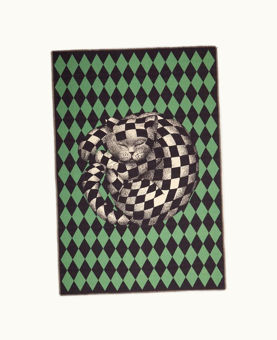 Fornasetti Fornasetti Plaid High Fidelity Losanghe In Multicolour