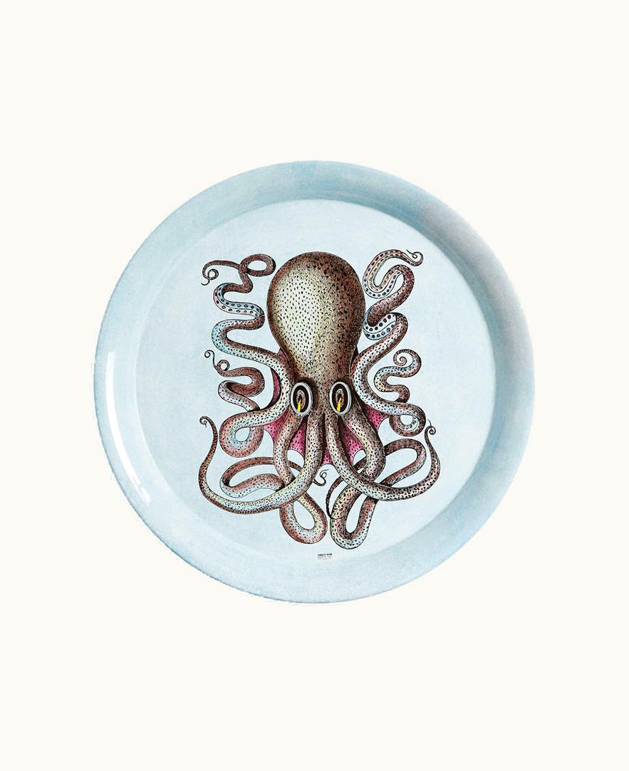 Fornasetti Fornasetti Tray Polipo In Multicolour C32Y010FOR21AZZ
