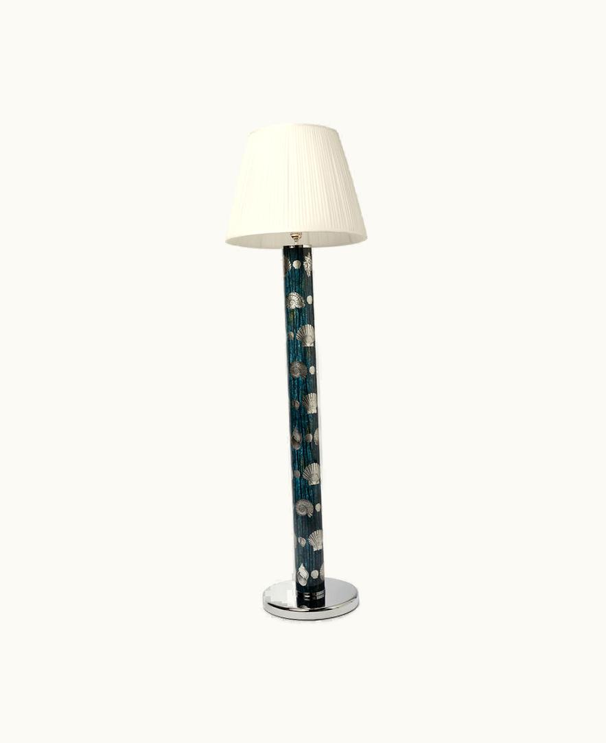Fornasetti Fornasetti Conical Lampshade In Pleated Fabric In White PAR019FOR23BIA