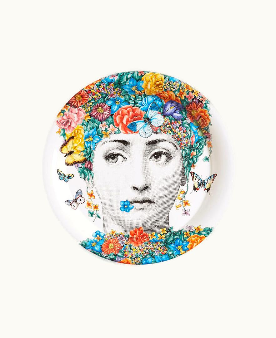 Fornasetti Fornasetti Tray Fior Di Lina In Multicolour C26Y800FOR21MUL