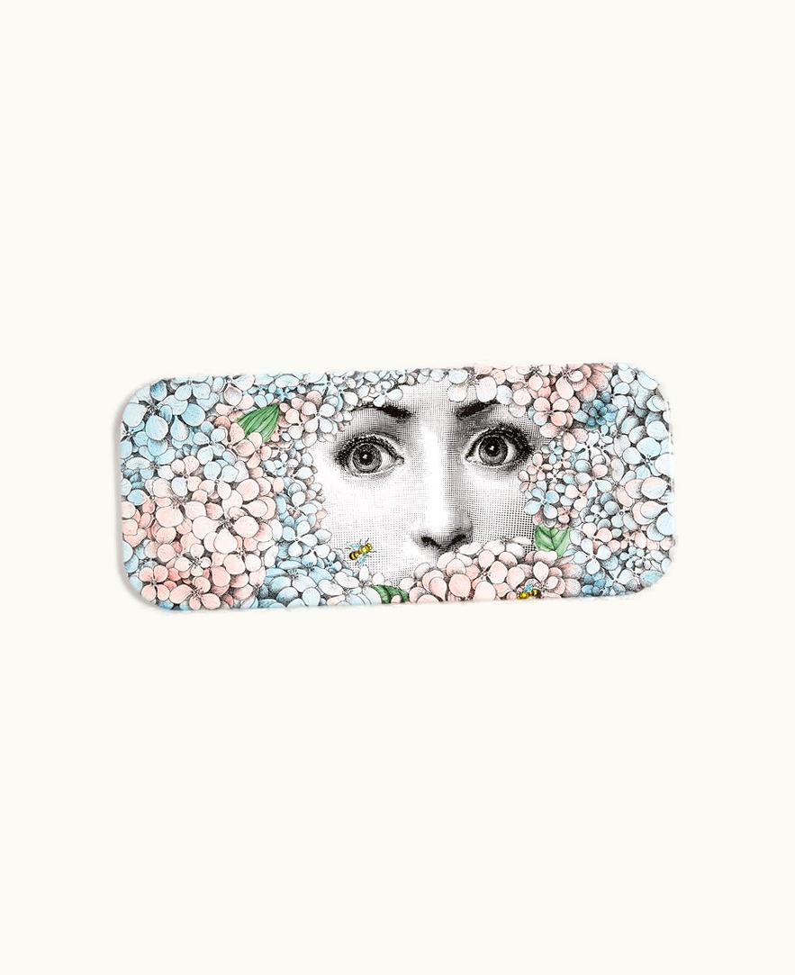 Fornasetti Fornasetti Tray Ortensia In Multicolour C21Y009FOR21MUL