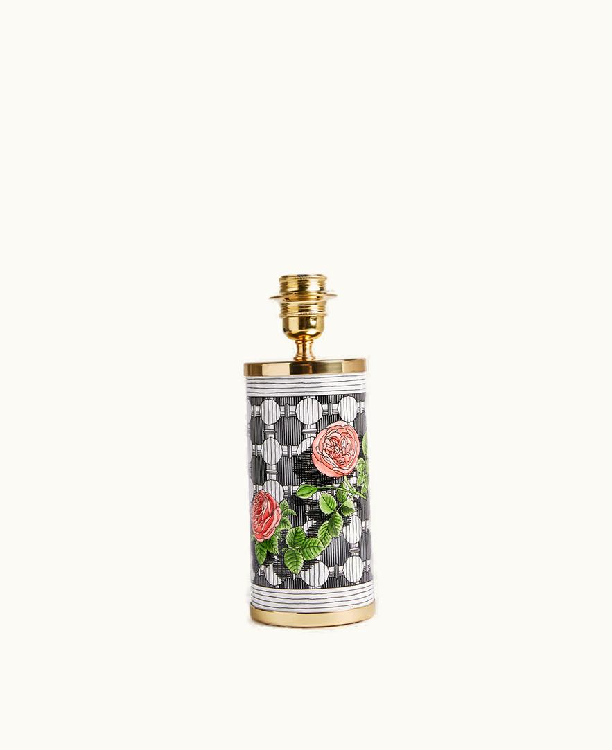 Fornasetti Small Lamp Musciarabia Con Rose In Multicolour