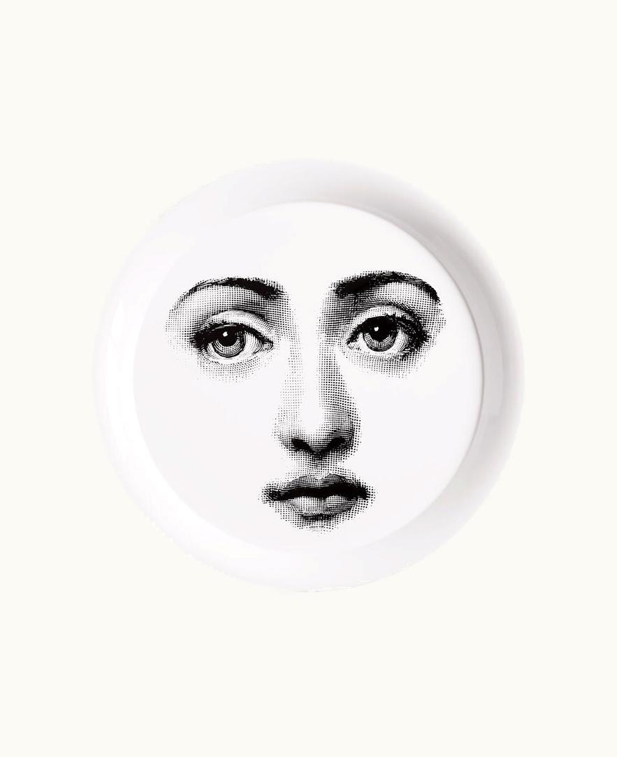 Fornasetti Tray Tema E Variazioni N.6 In White / Black