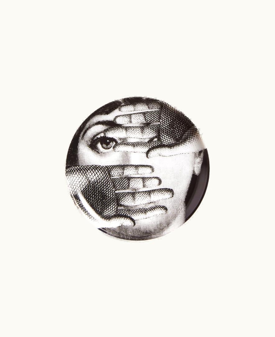 Fornasetti Fornasetti Coaster Tema E Variazioni N.154 In White / Black