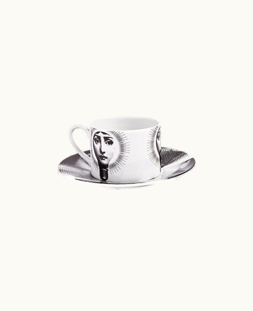 Fornasetti Fornasetti Tea Cup Tema E Variazioni Lampadina In White / Black