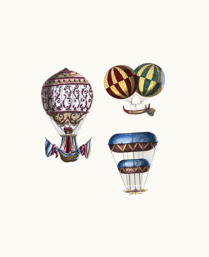 Fornasetti Fornasetti Tray Palloni N.3 In Multicolour