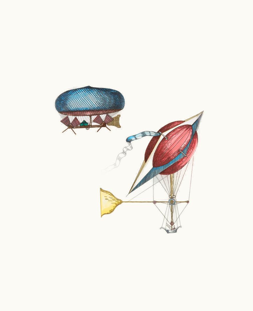 Fornasetti Fornasetti Tray Palloni N.5 In Multicolour