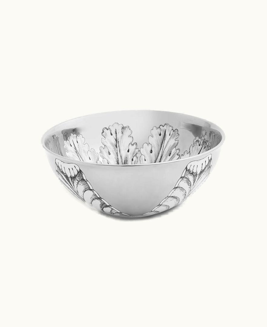 Fornasetti Fornasetti Centrepiece Rosone N.6 In White / Black / Platinum