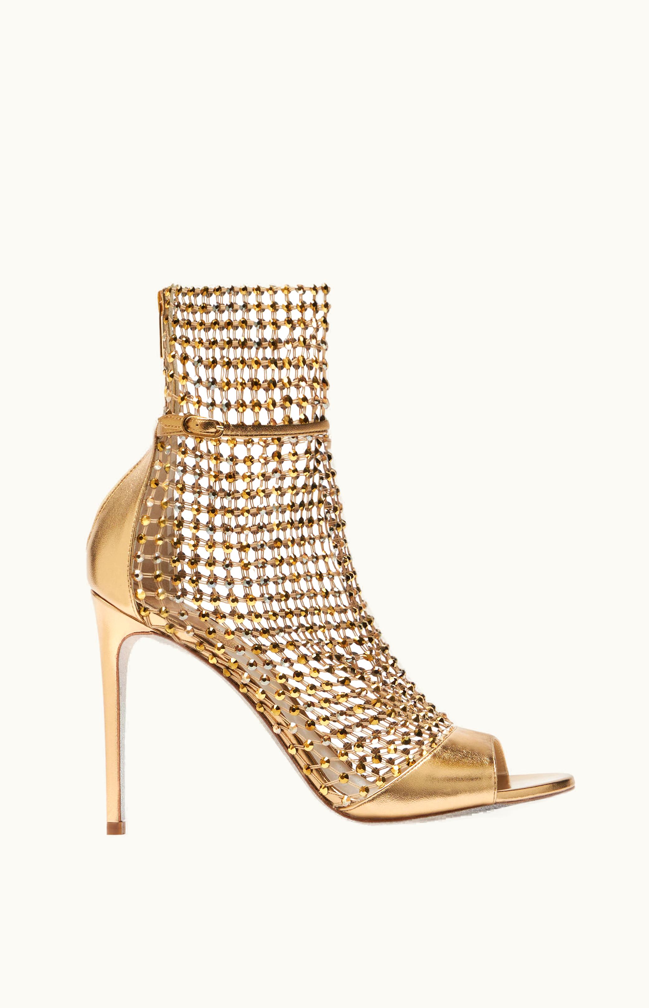 René Caovilla René Caovilla Galaxia Gold Sandal 105