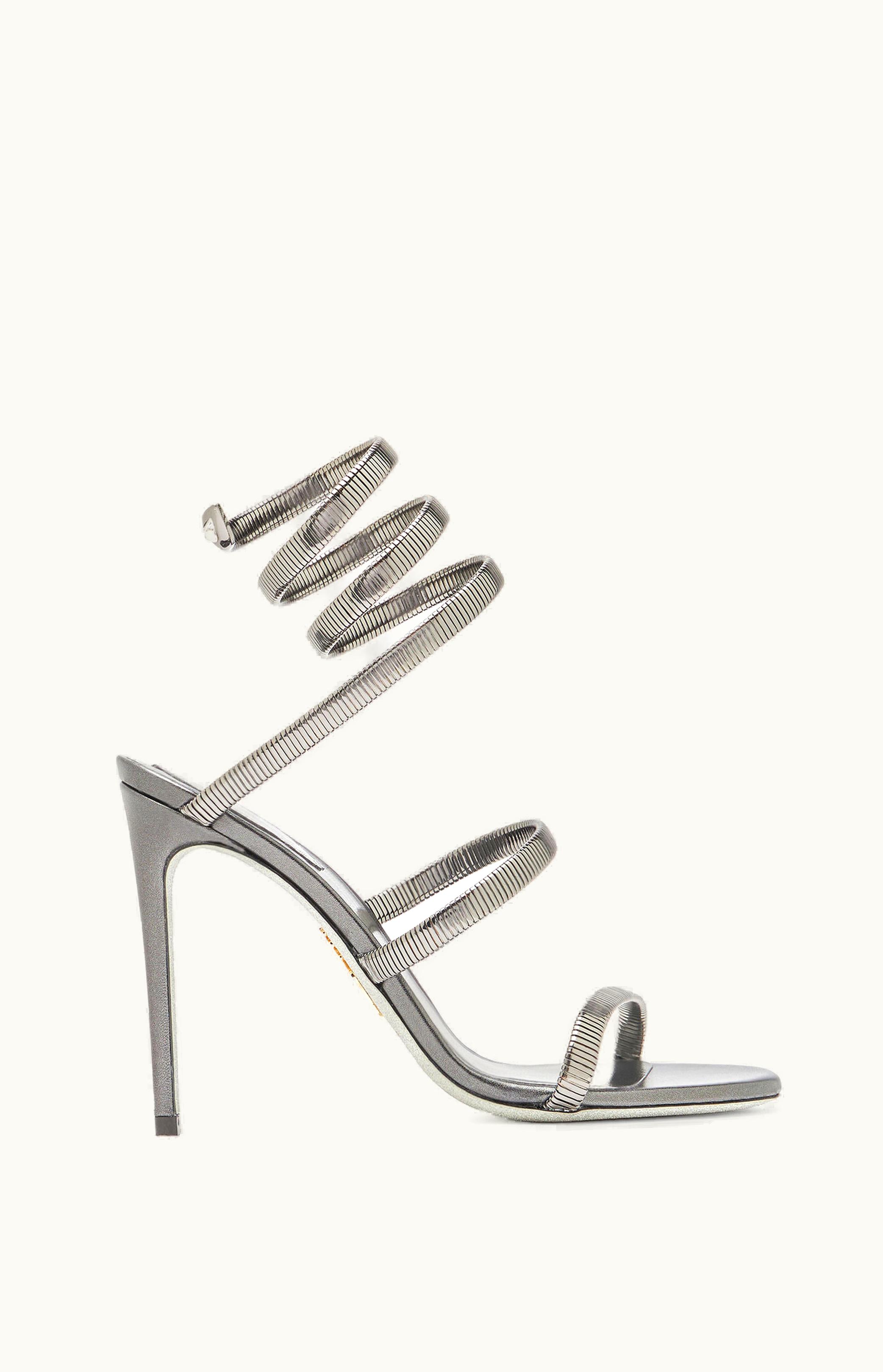 René Caovilla René Caovilla Juniper Gunmetal Sandal 105