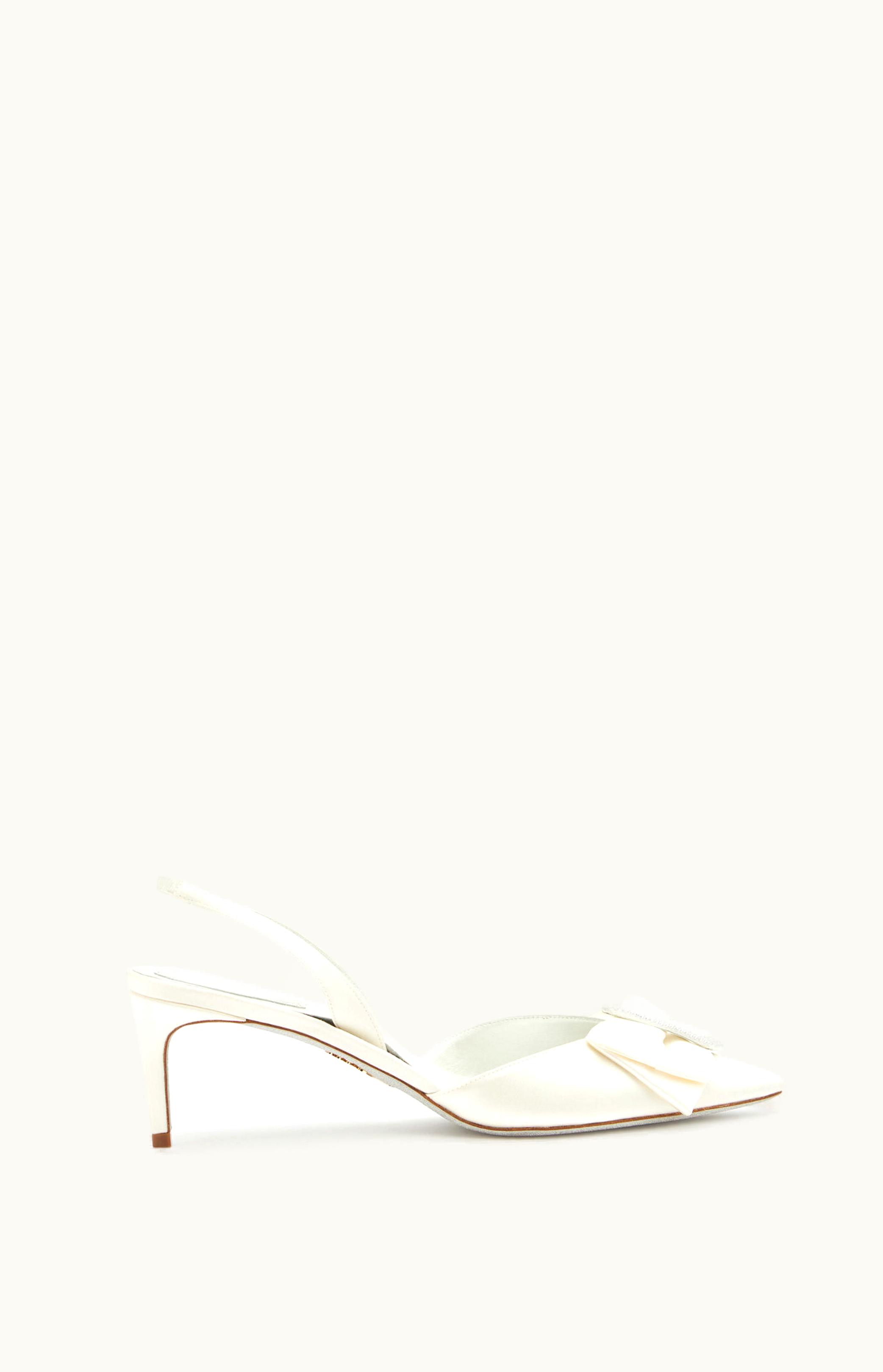 René Caovilla René Caovilla Sara White Slingback 60