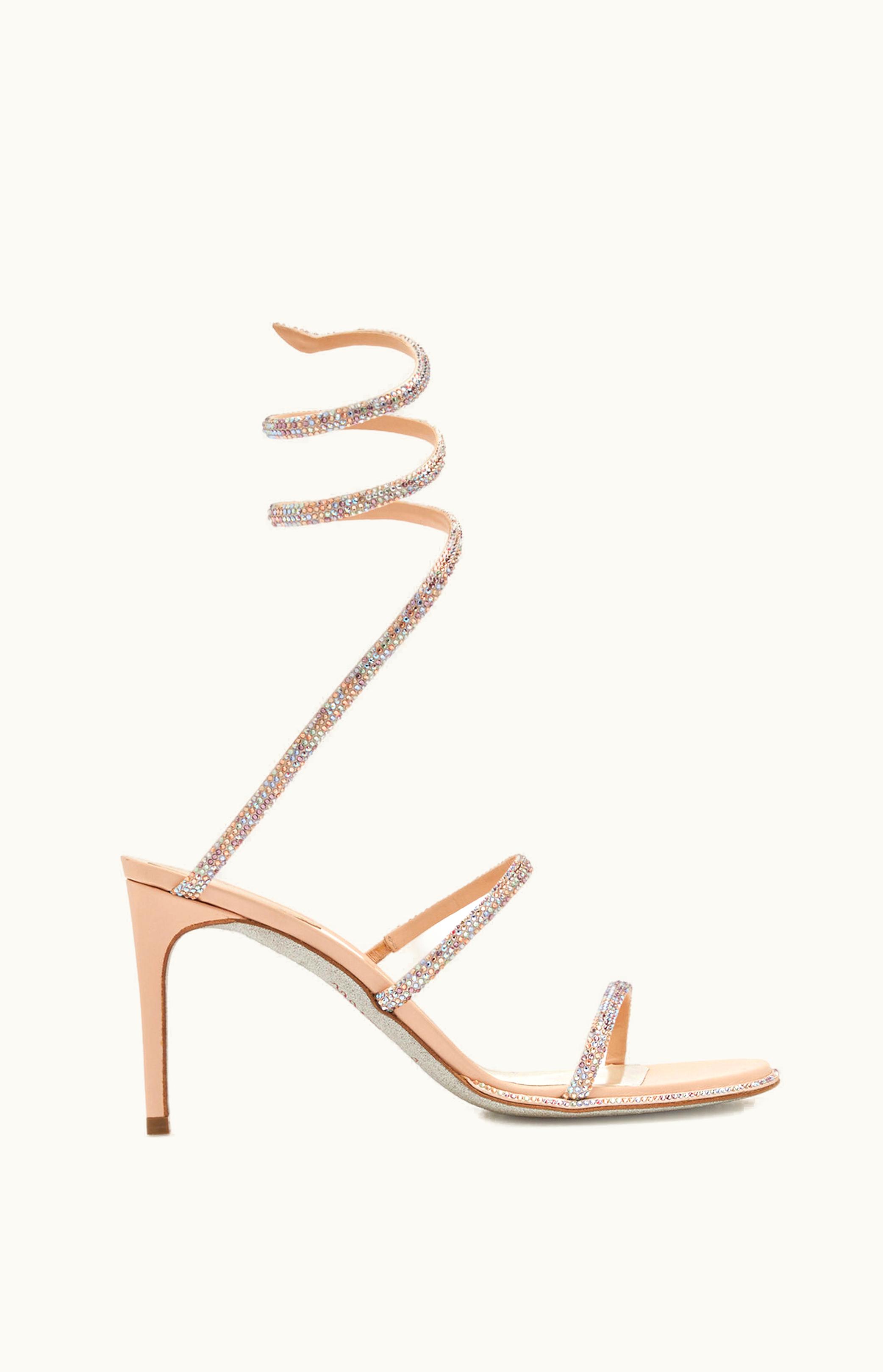 René Caovilla René Caovilla Cleo Pink Sandal 80