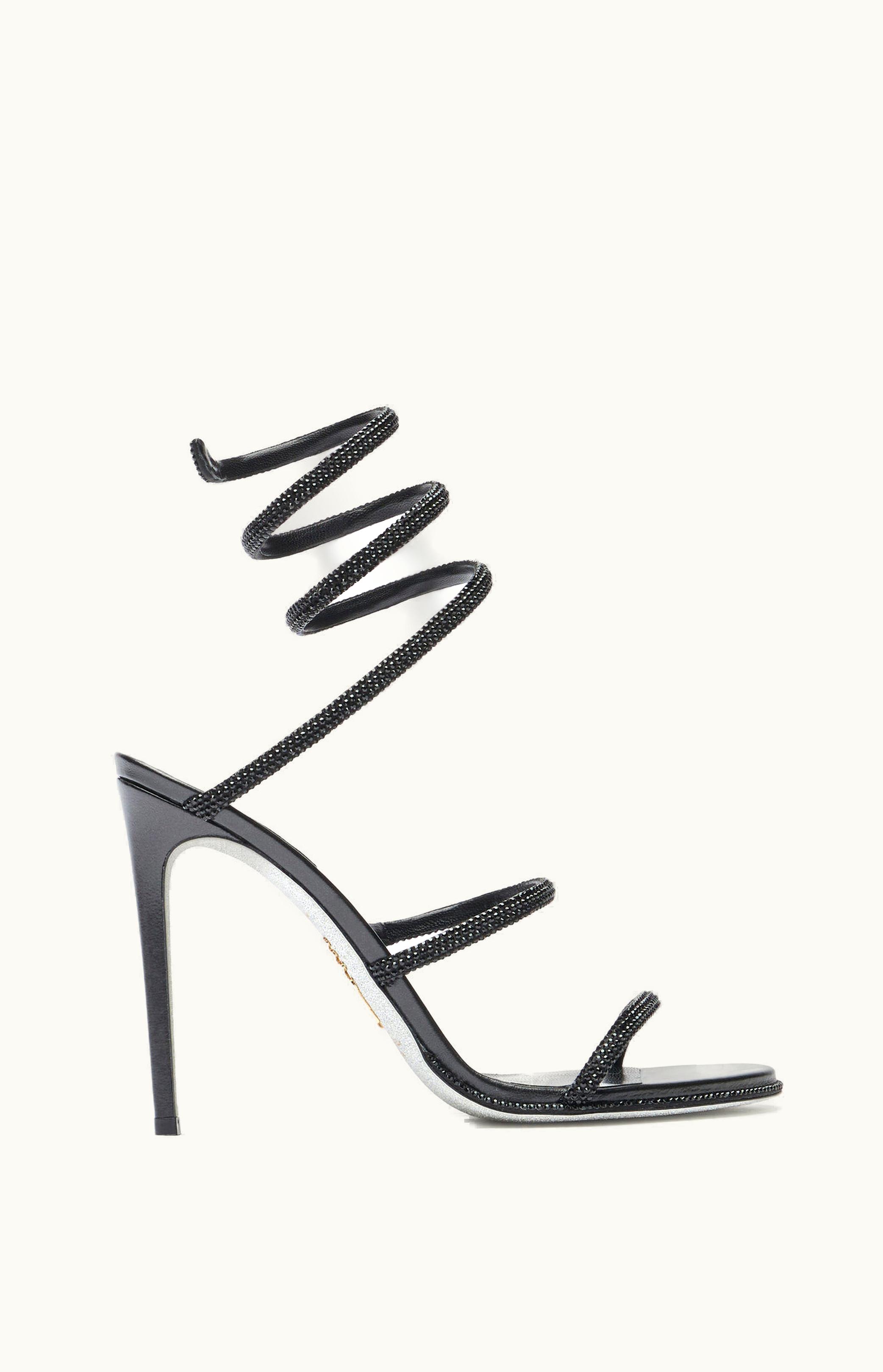 René Caovilla René Caovilla Cleo Black Sandal 105