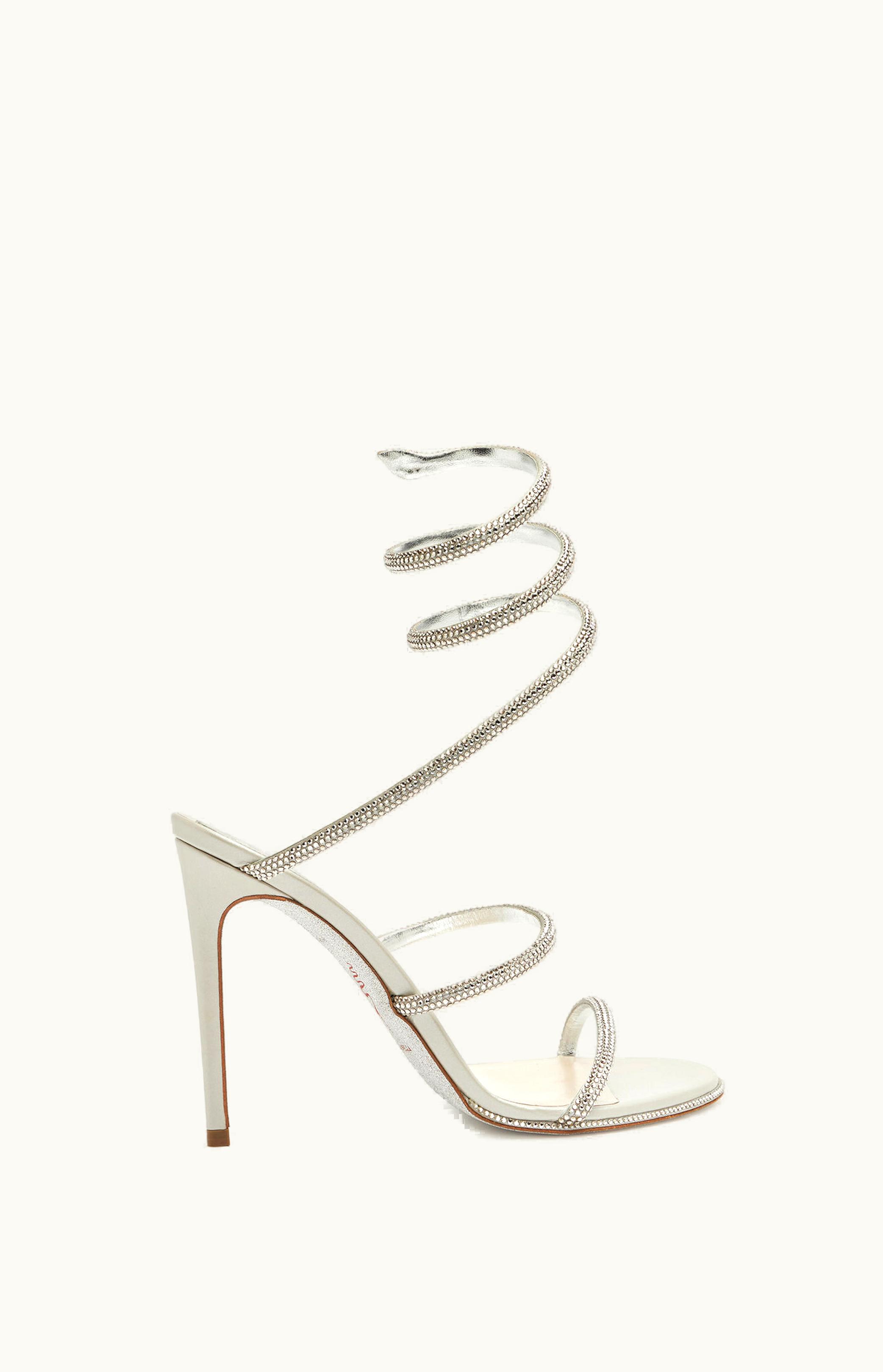René Caovilla René Caovilla Evening Satin Sandals Cleo