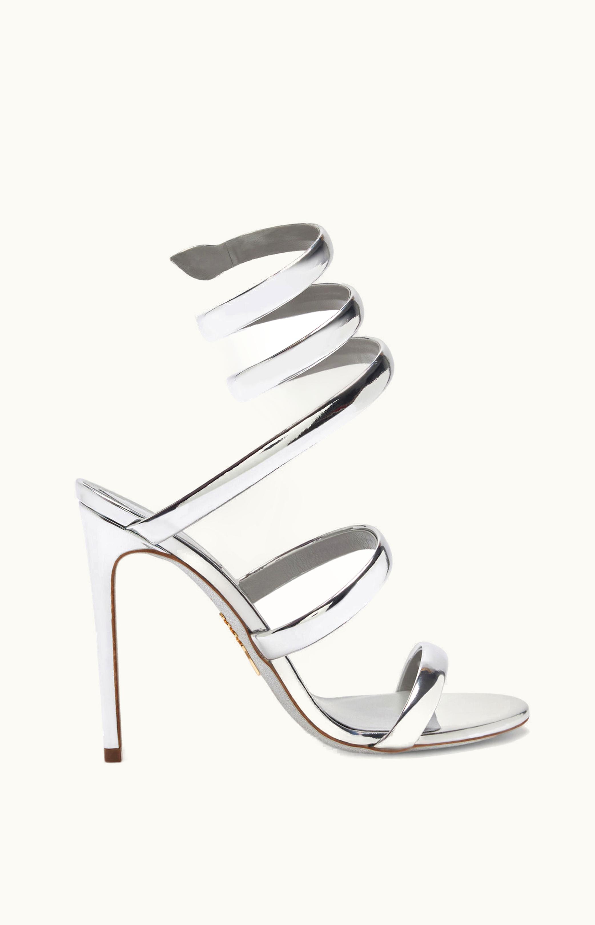 René Caovilla René Caovilla Cleo Silver Sandal 105