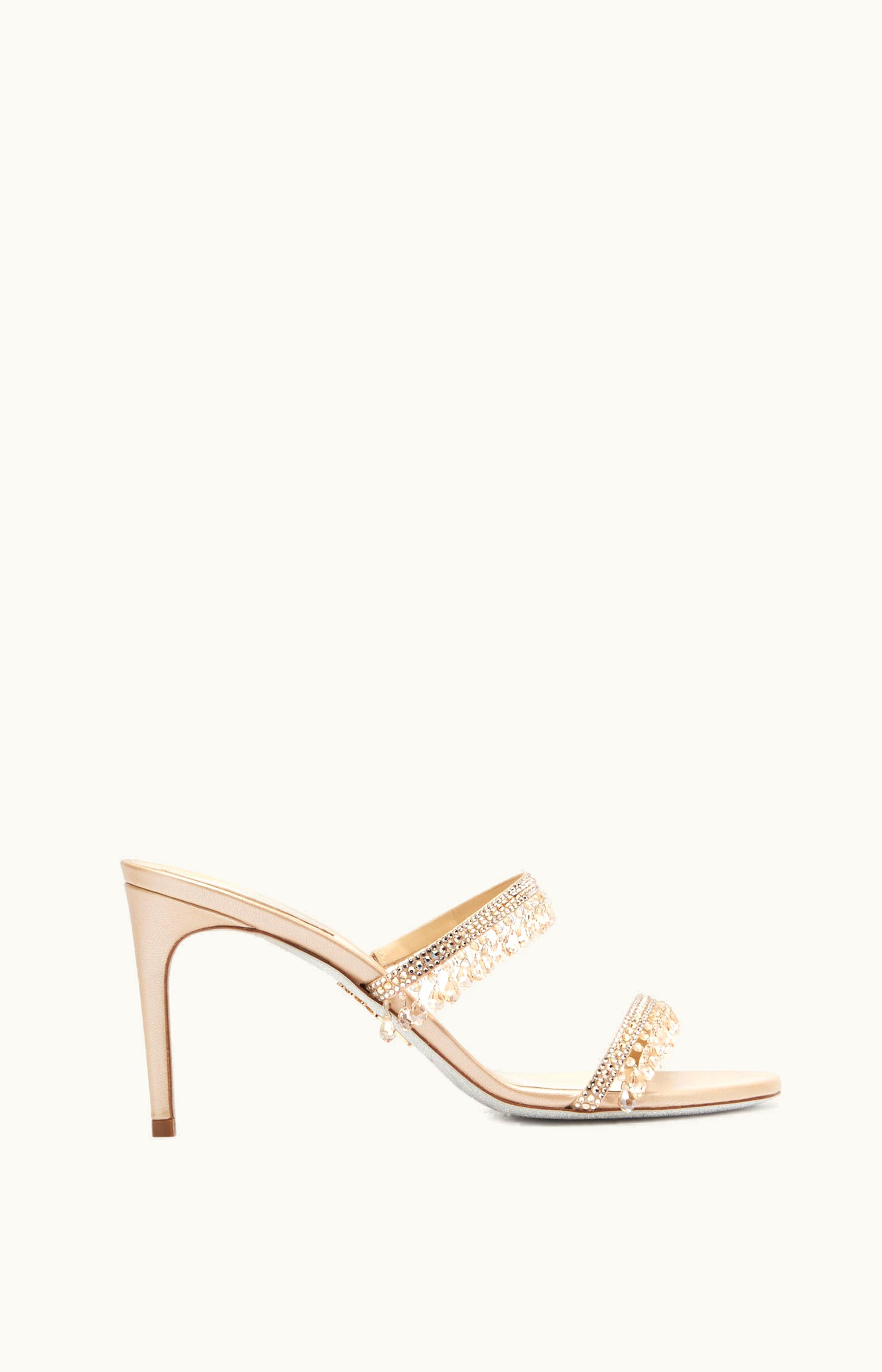 René Caovilla René Caovilla Chandelier Ivory Slider Sandal 80