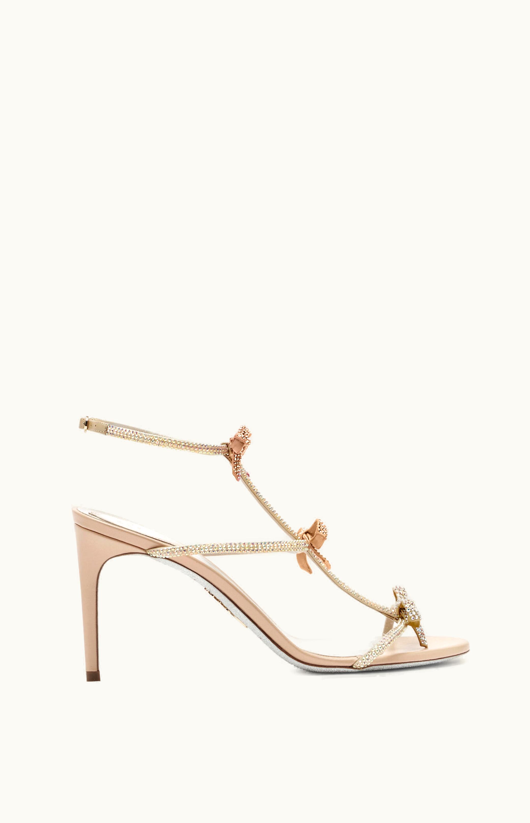 René Caovilla René Caovilla Caterina Gold Sandal 80