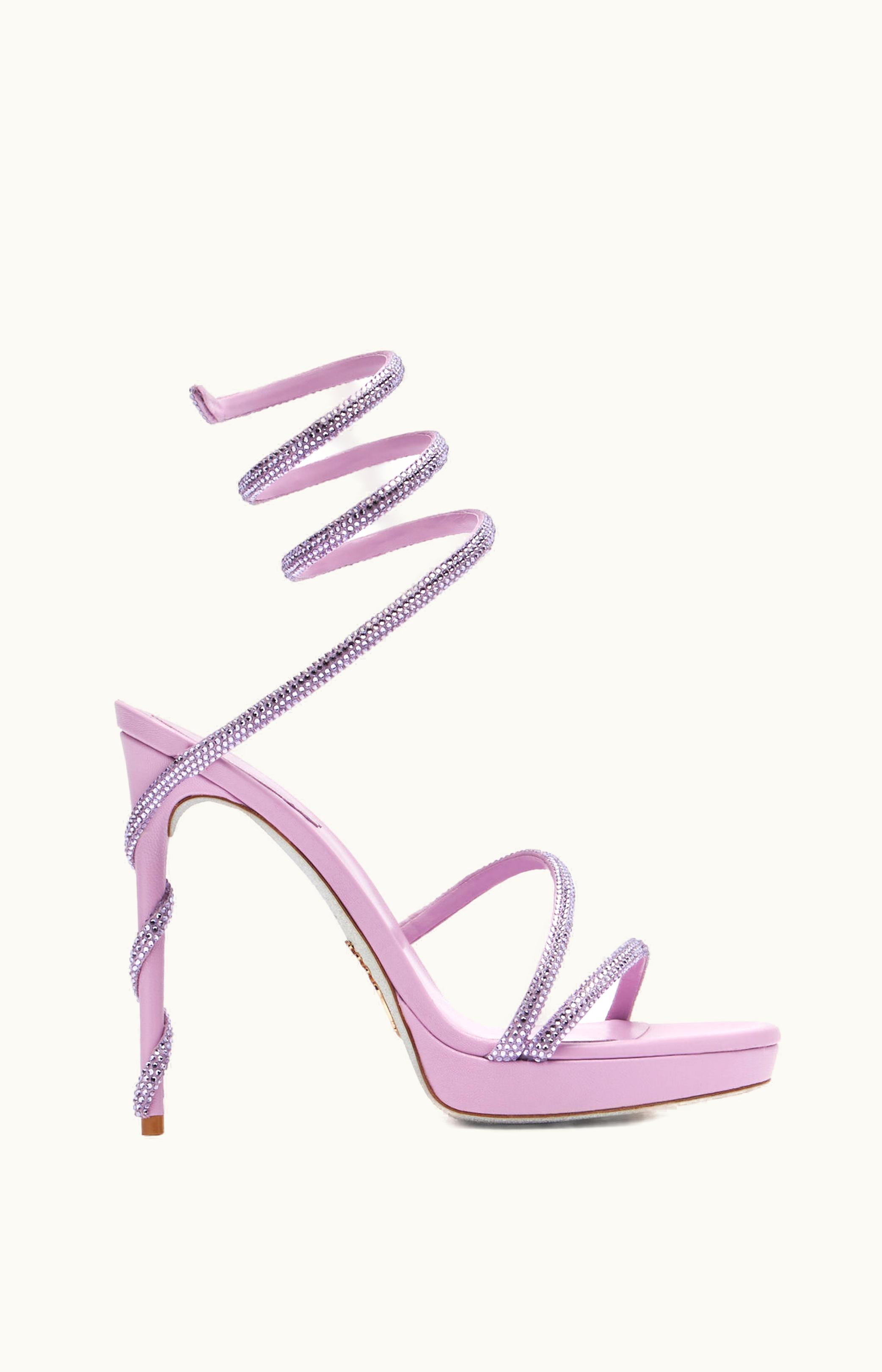 René Caovilla René Caovilla Margot Mauve Platform Sandal 120