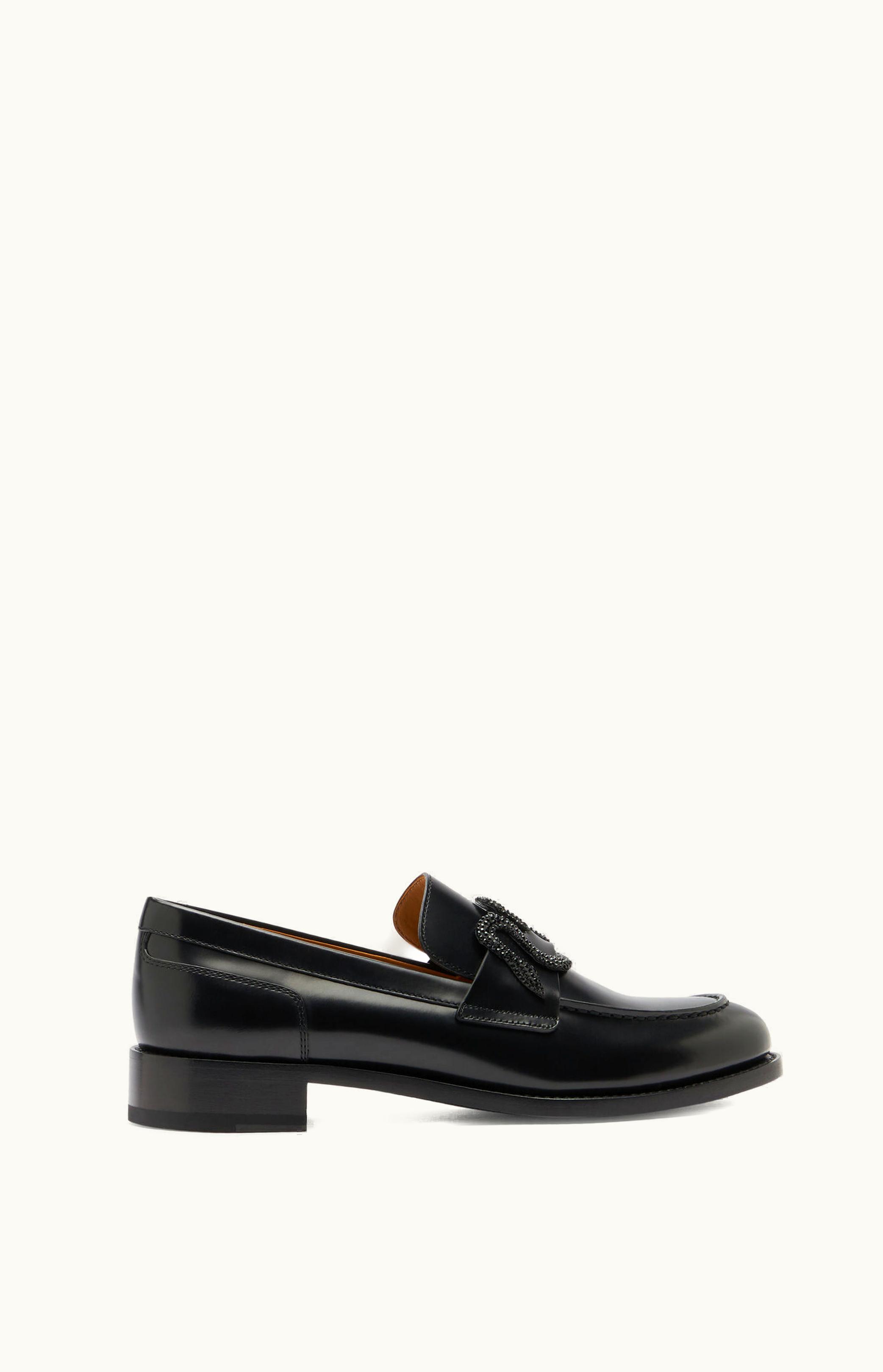 René Caovilla René Caovilla Morgana Black Loafer 20
