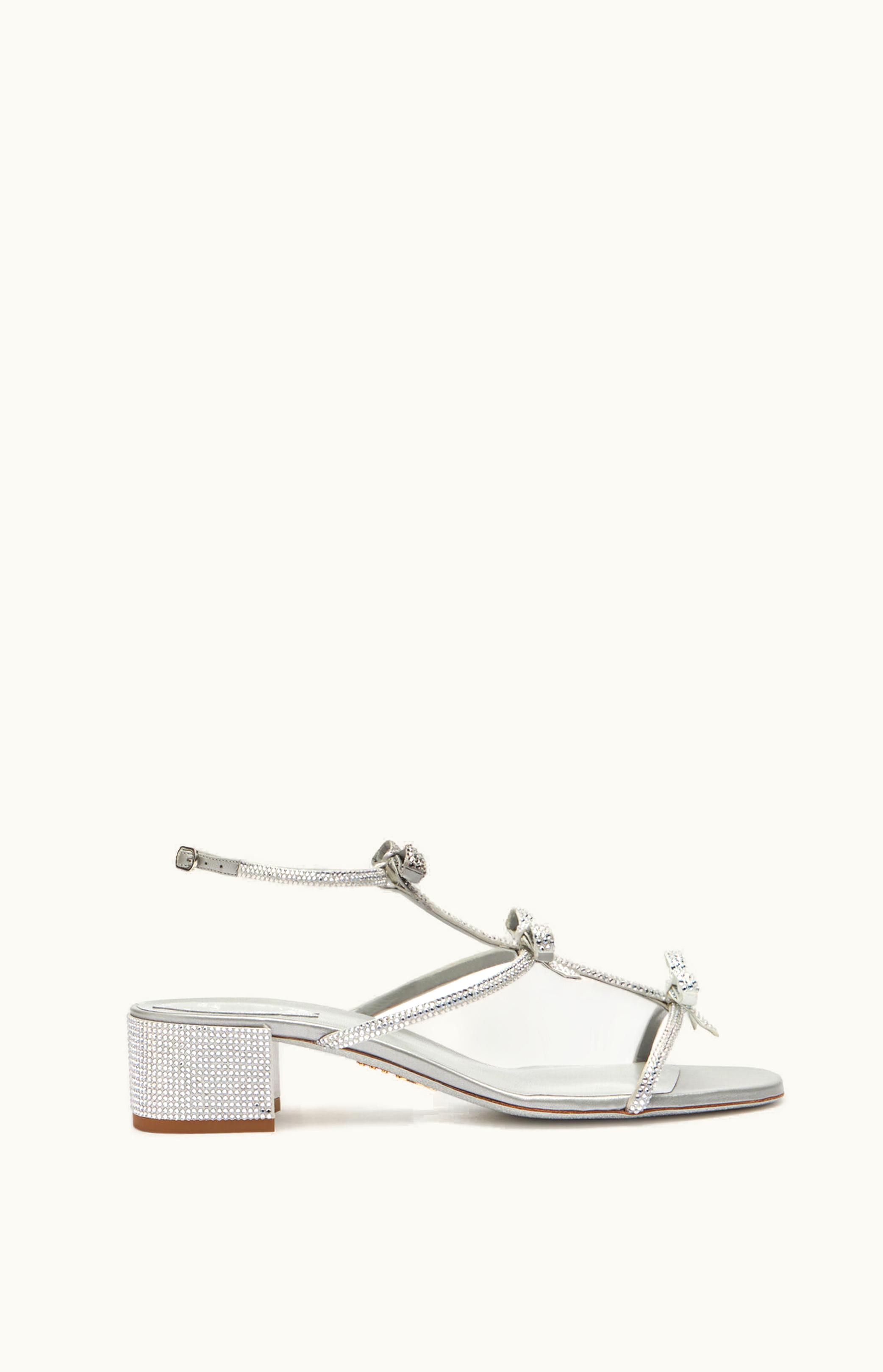 René Caovilla René Caovilla Caterina Silver Sandal 35