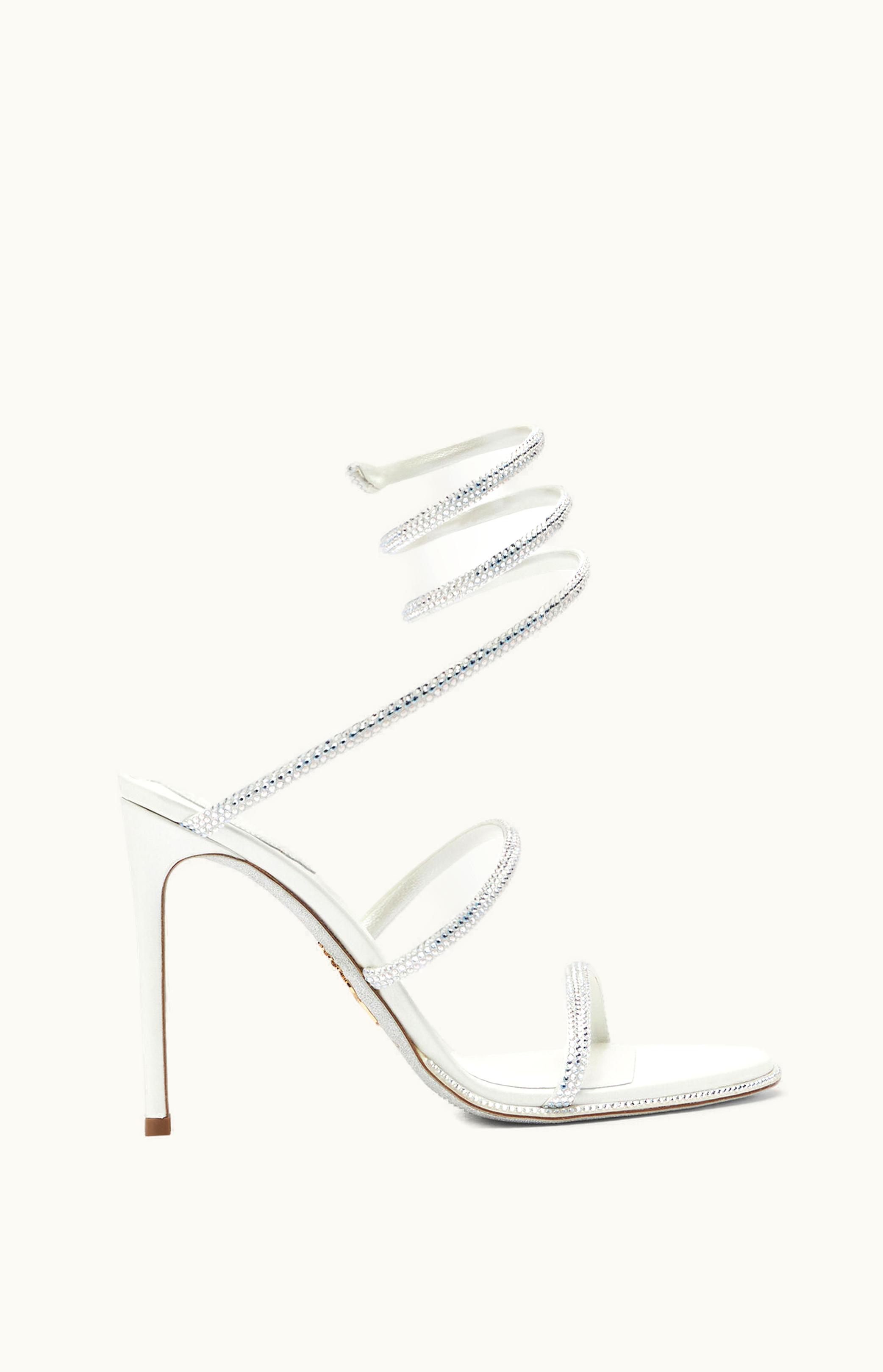 René Caovilla René Caovilla Cleo 105 Crystal Gray Sandal