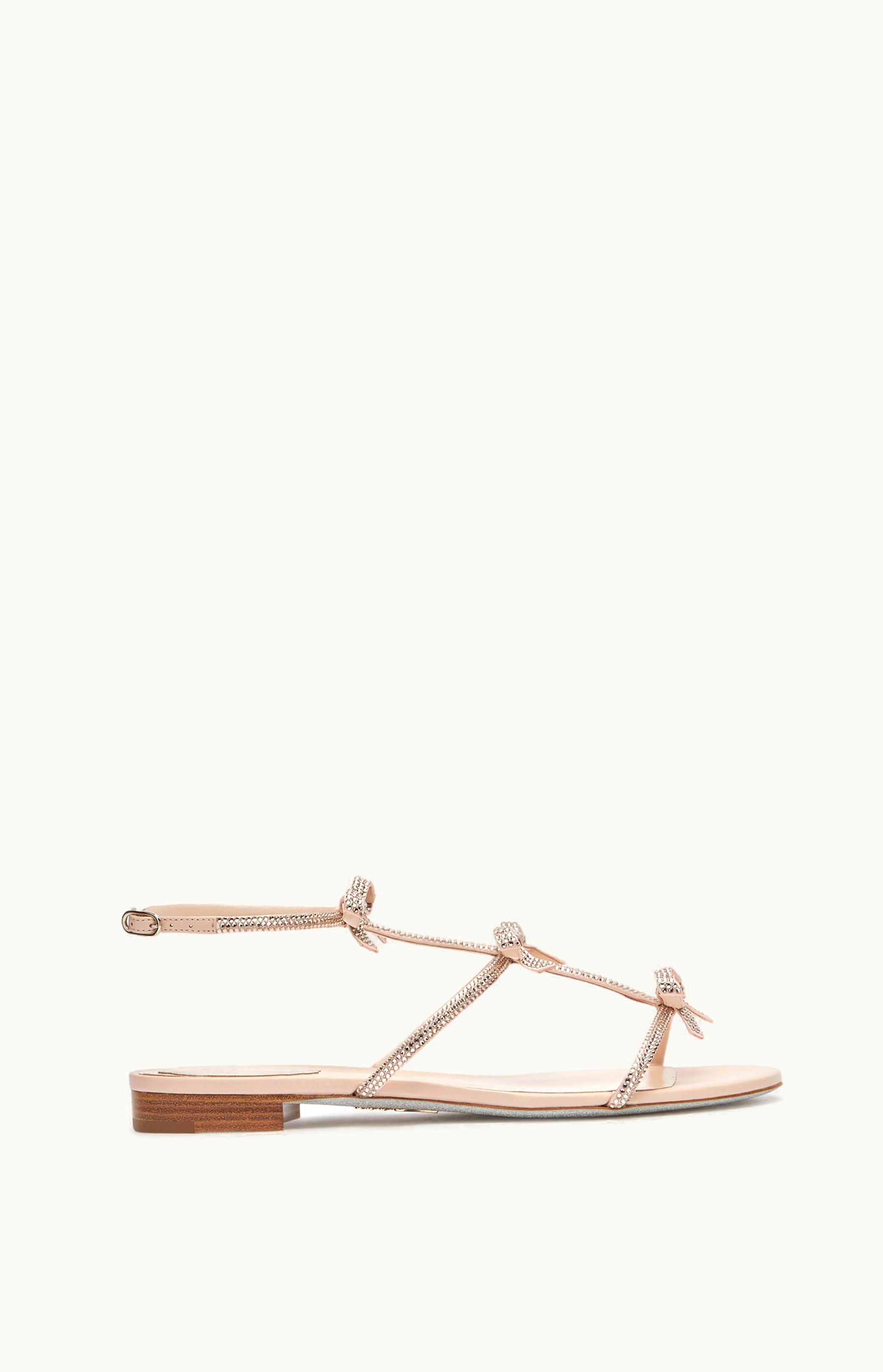 René Caovilla René Caovilla Caterina Nude Flat Sandal 10