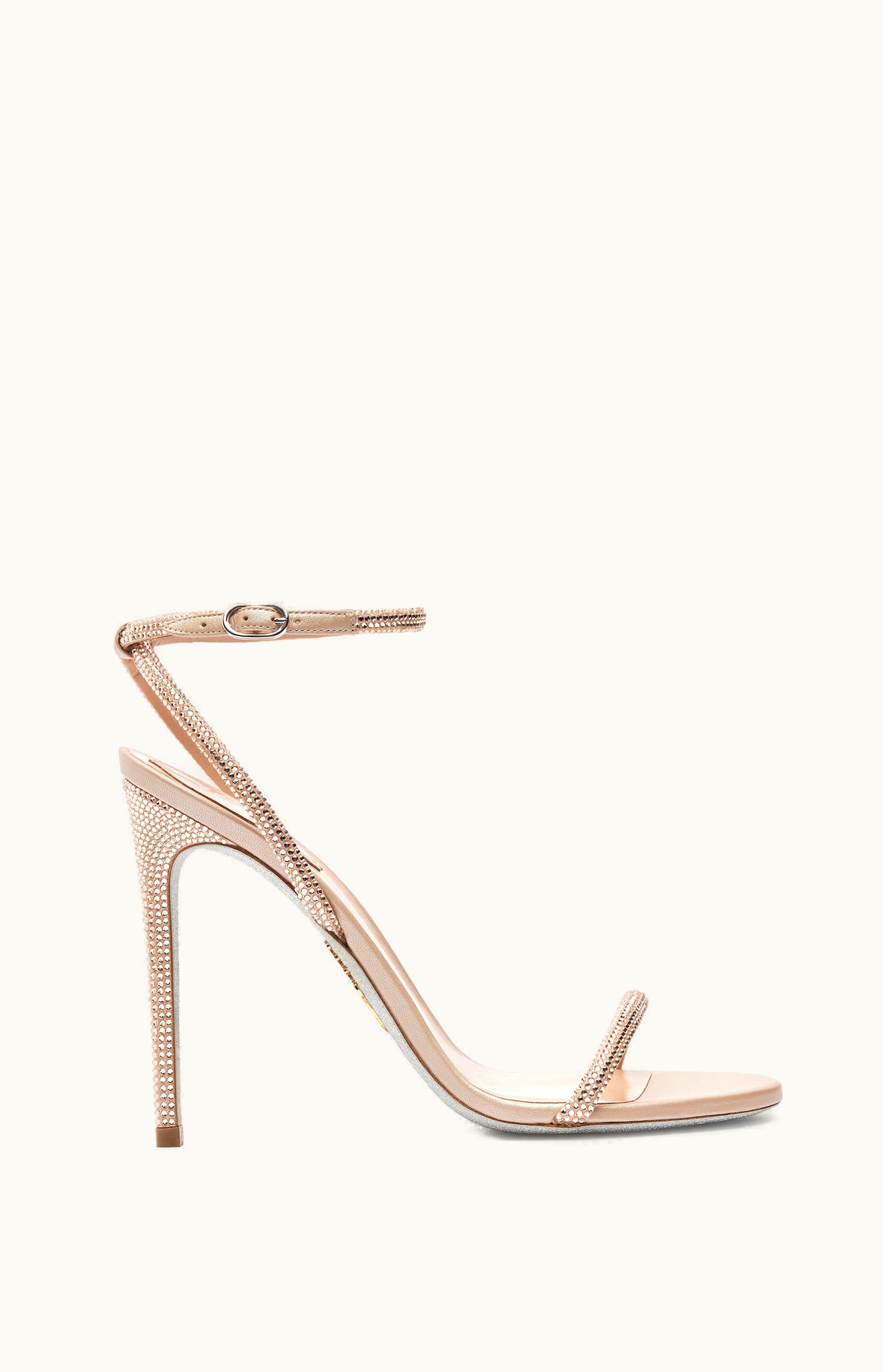 René Caovilla René Caovilla Ellabrita Crystal Blush Sandal 105