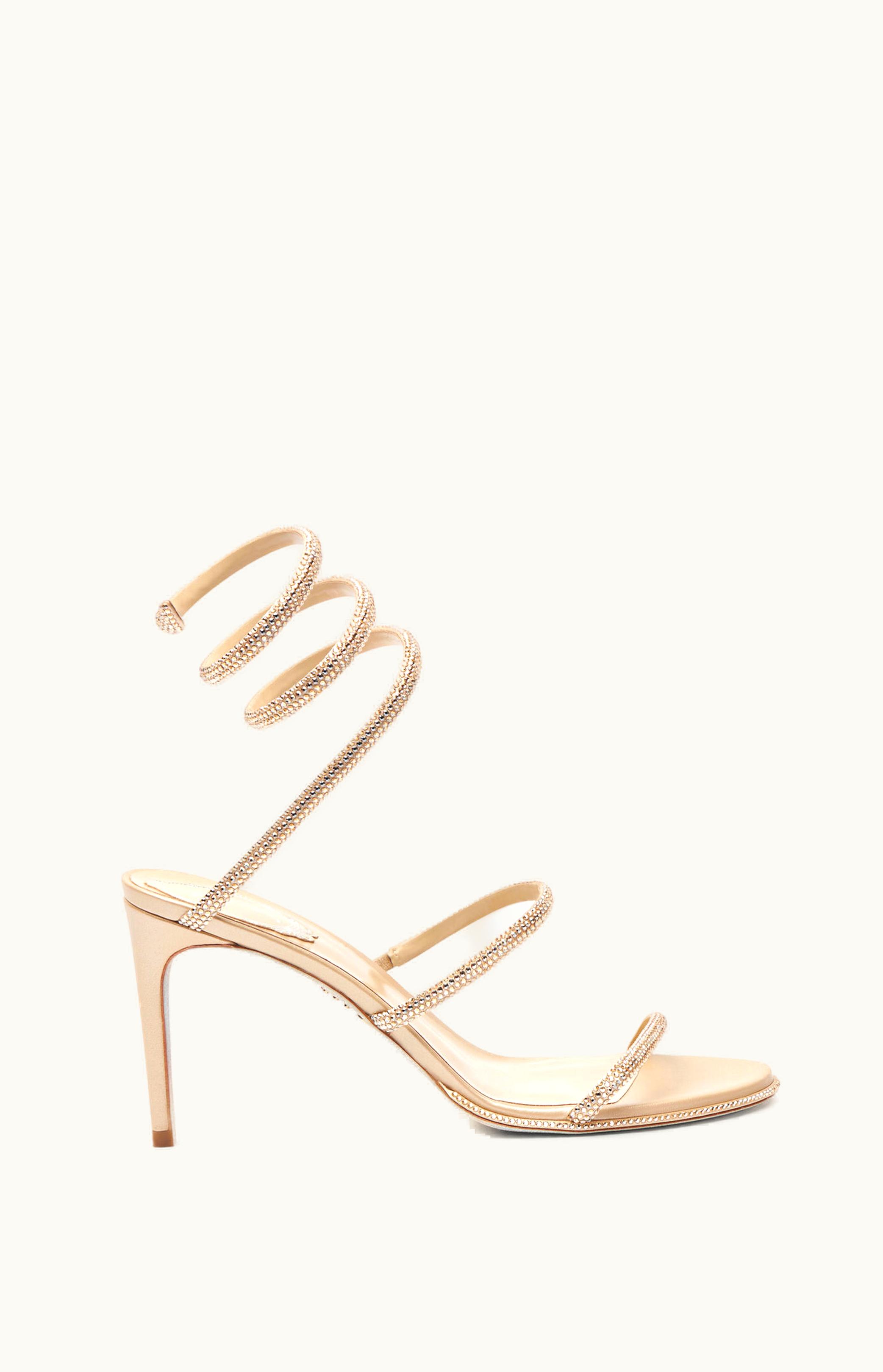 René Caovilla René Caovilla Cleo Neutral Sandal 80