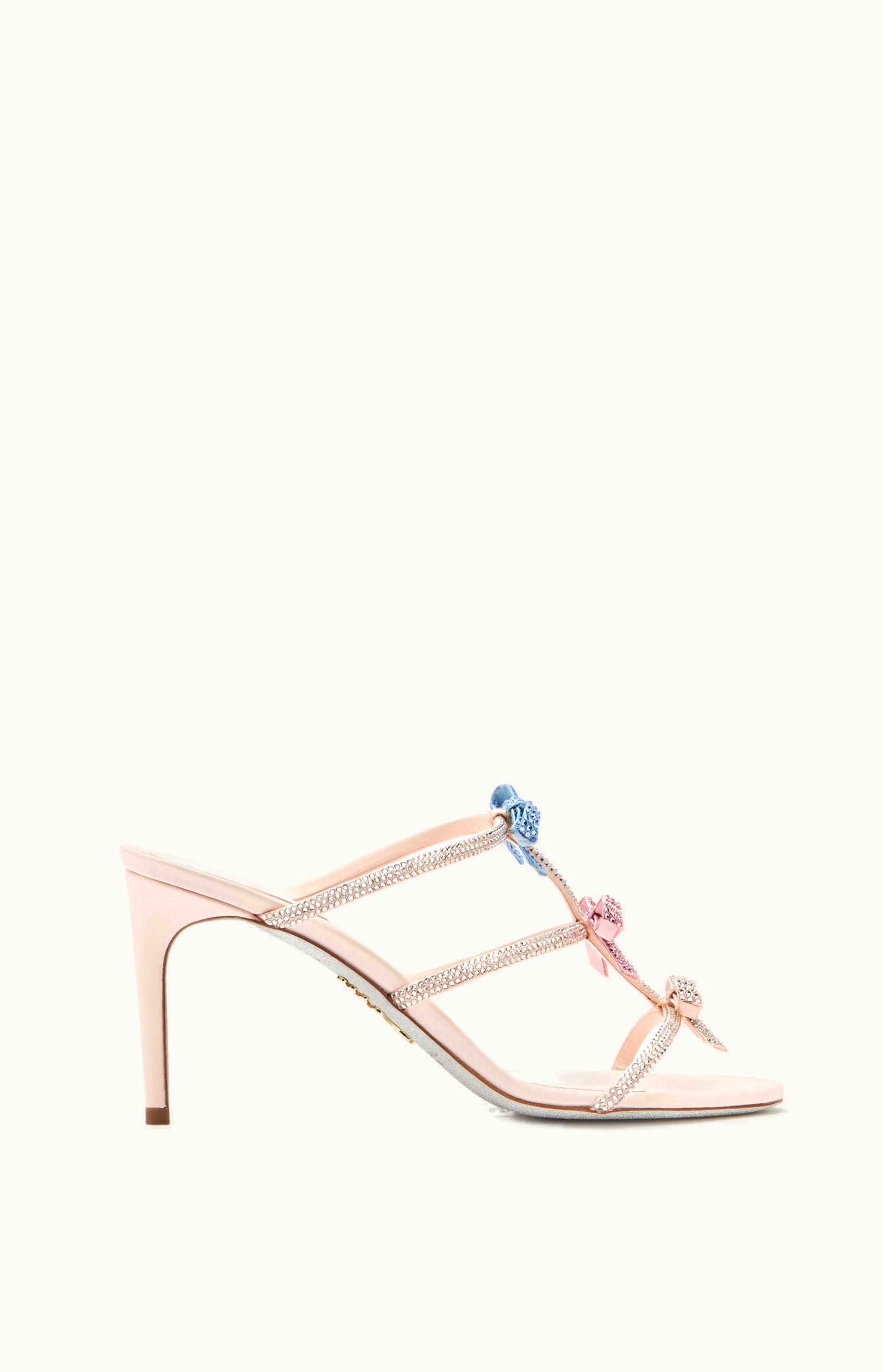 René Caovilla René Caovilla Caterina Sandal With Multicolor Crystals 80